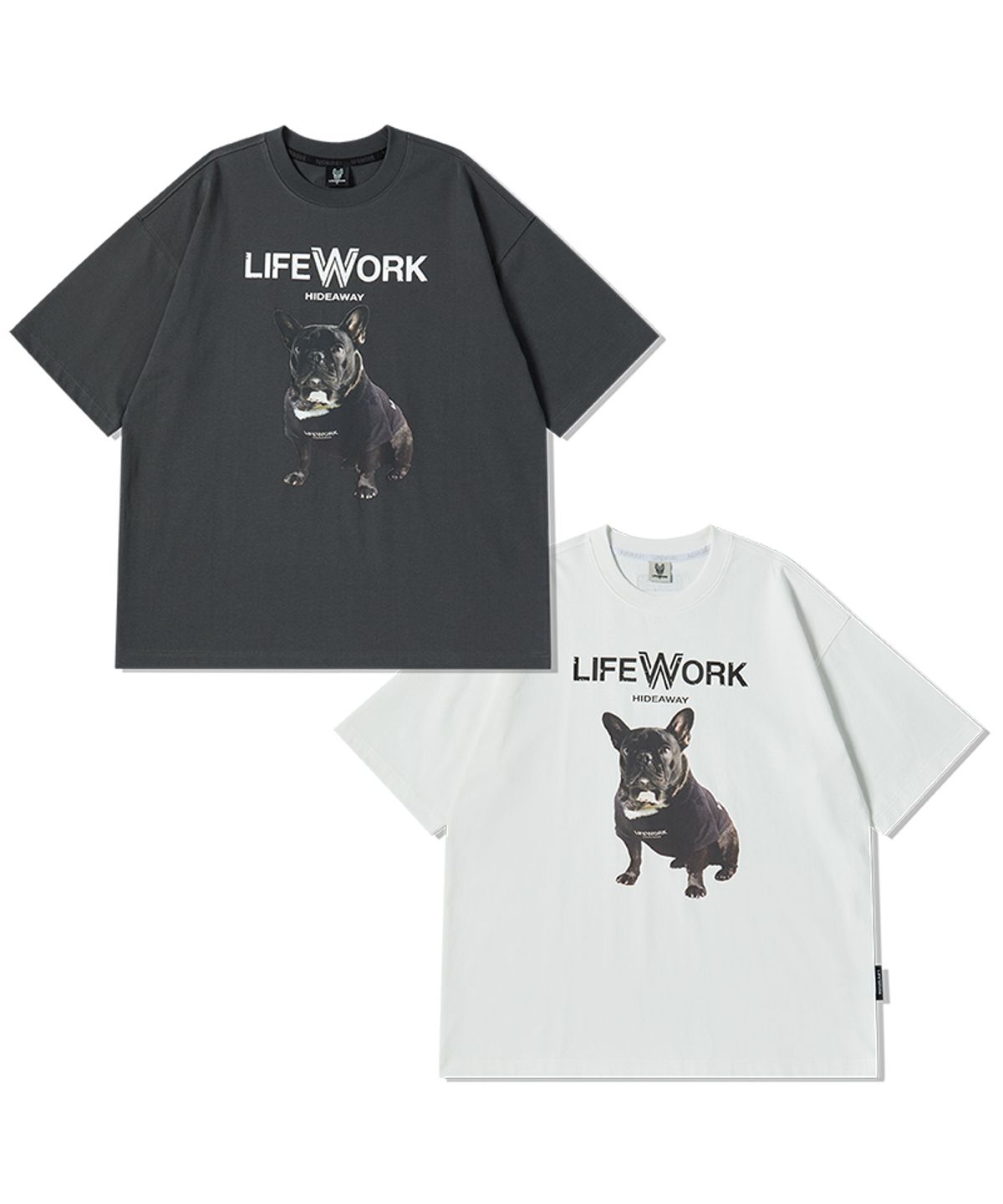 라이프워크(LIFEWORK) 라독 실사 프린트 반팔 티셔츠