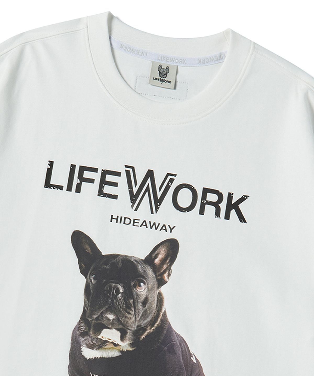 라이프워크(LIFEWORK) 라독 실사 프린트 반팔 티셔츠