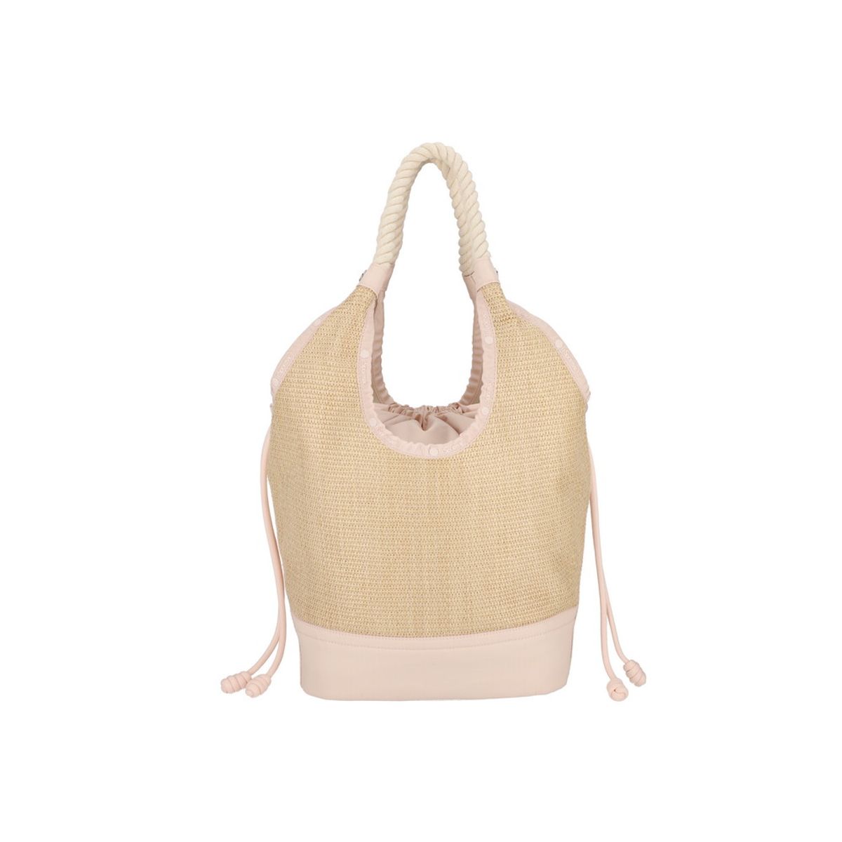 레스포색(LESPORTSAC) 피치 블러쉬 라피아 라지 다이아몬드 토트백 [1027.LB19]