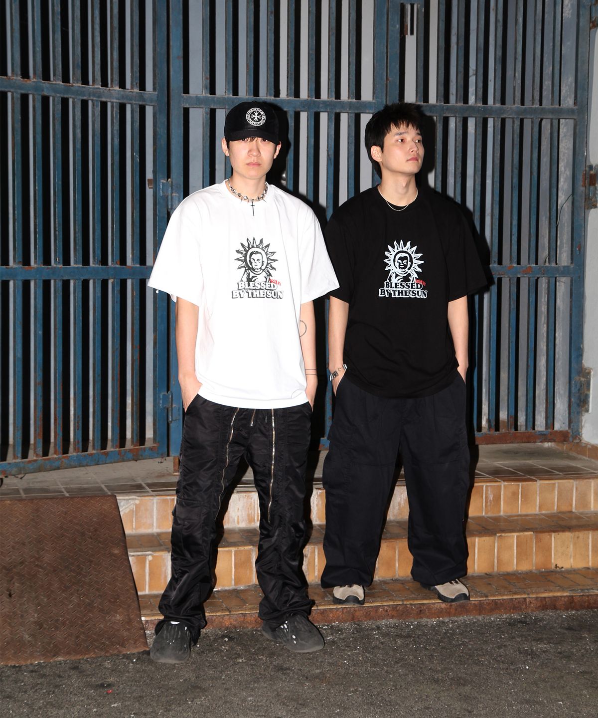 크리건(CRIGUN) blessed by the sun 20s 세미 오버핏 반팔티 WHITE