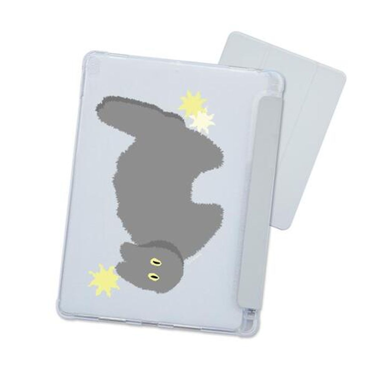 이레케이스앤굿즈(IRECASEGOODS) 화들짝캣 갤럭시탭 아이패드 애플펜슬 수납가능 풀커버 케이스