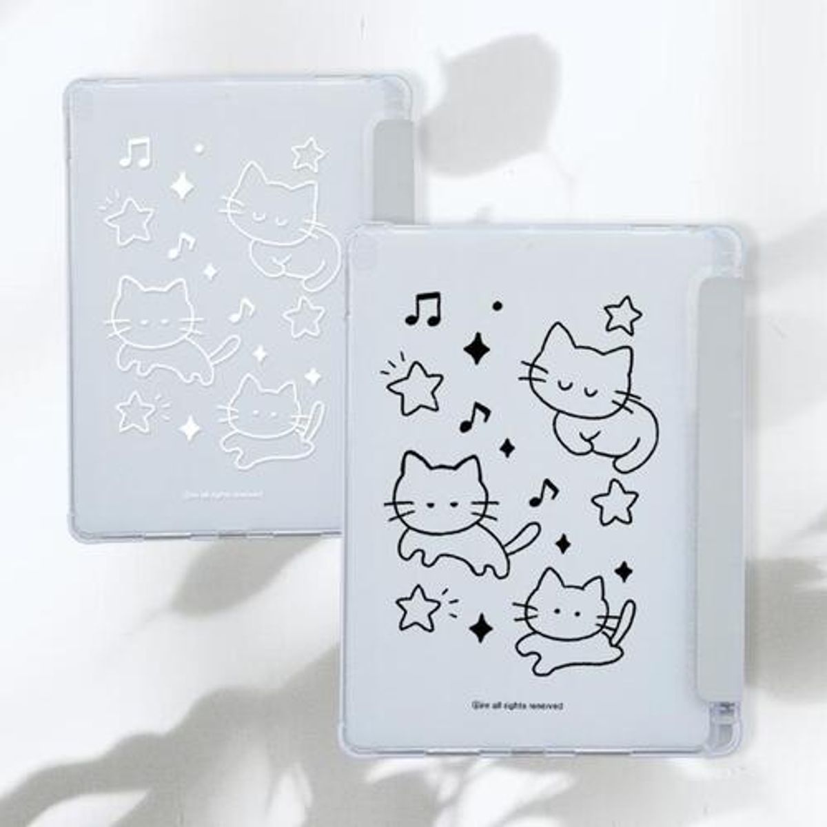 이레케이스앤굿즈(IRECASEGOODS) 귀여운 꿈냥이 갤럭시탭 아이패드 애플펜슬 수납가능 풀커버 케이스