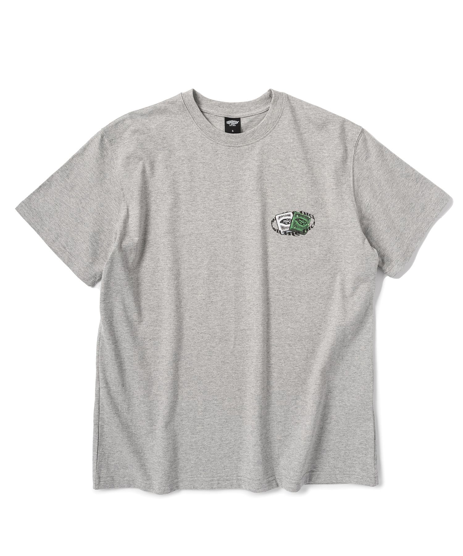SUPERSUB ♥ Swayver Dice Short Sleeve T-Shirt MUSINSA | SUPERSUB Swayver Dice Short Sleeve T-Shirt - Grey