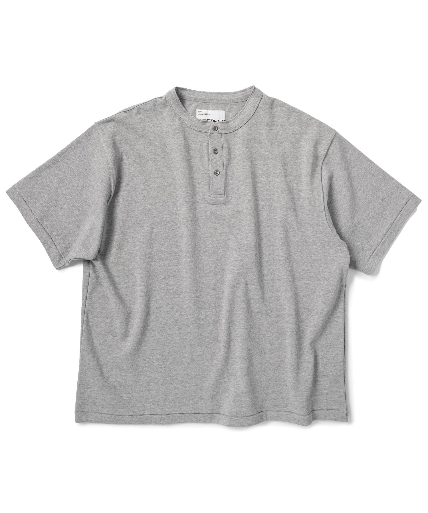 SUPERSUB ♥ heavyweight overfit henley neck tee MUSINSA | SUPERSUB 10 count heavyweight overfit henley neck