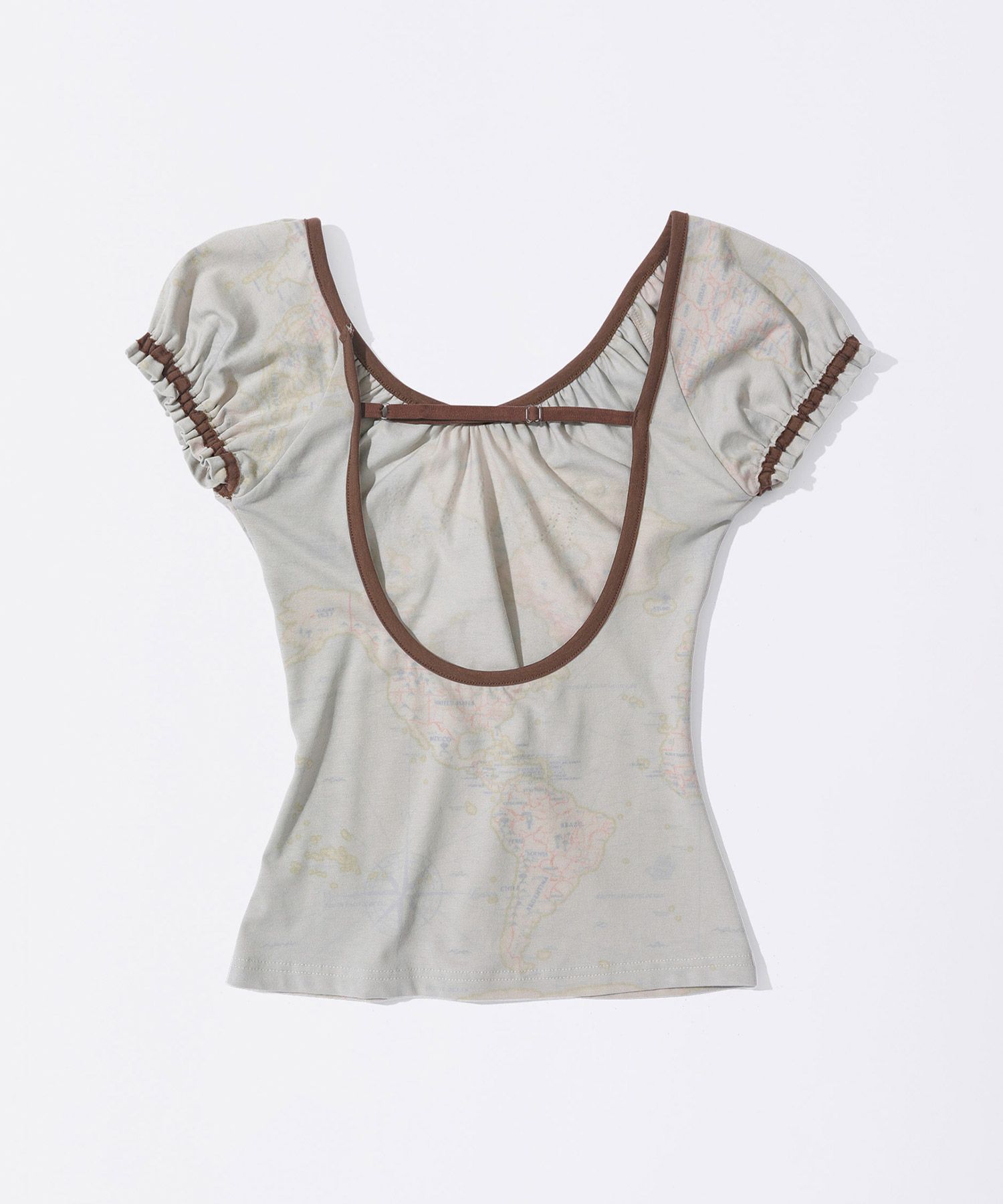 ★SCULPTOR★ Tourist Scoop Back Tee Baby Blue SC25S286BL MUSINSA | SCULPTOR Tourist Scoop Back Tee Baby Blue