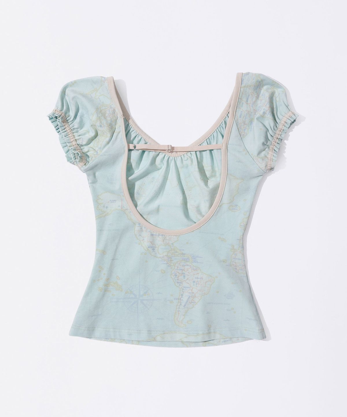 스컬프터(SCULPTOR) Tourist Scoop Back Tee Baby Blue