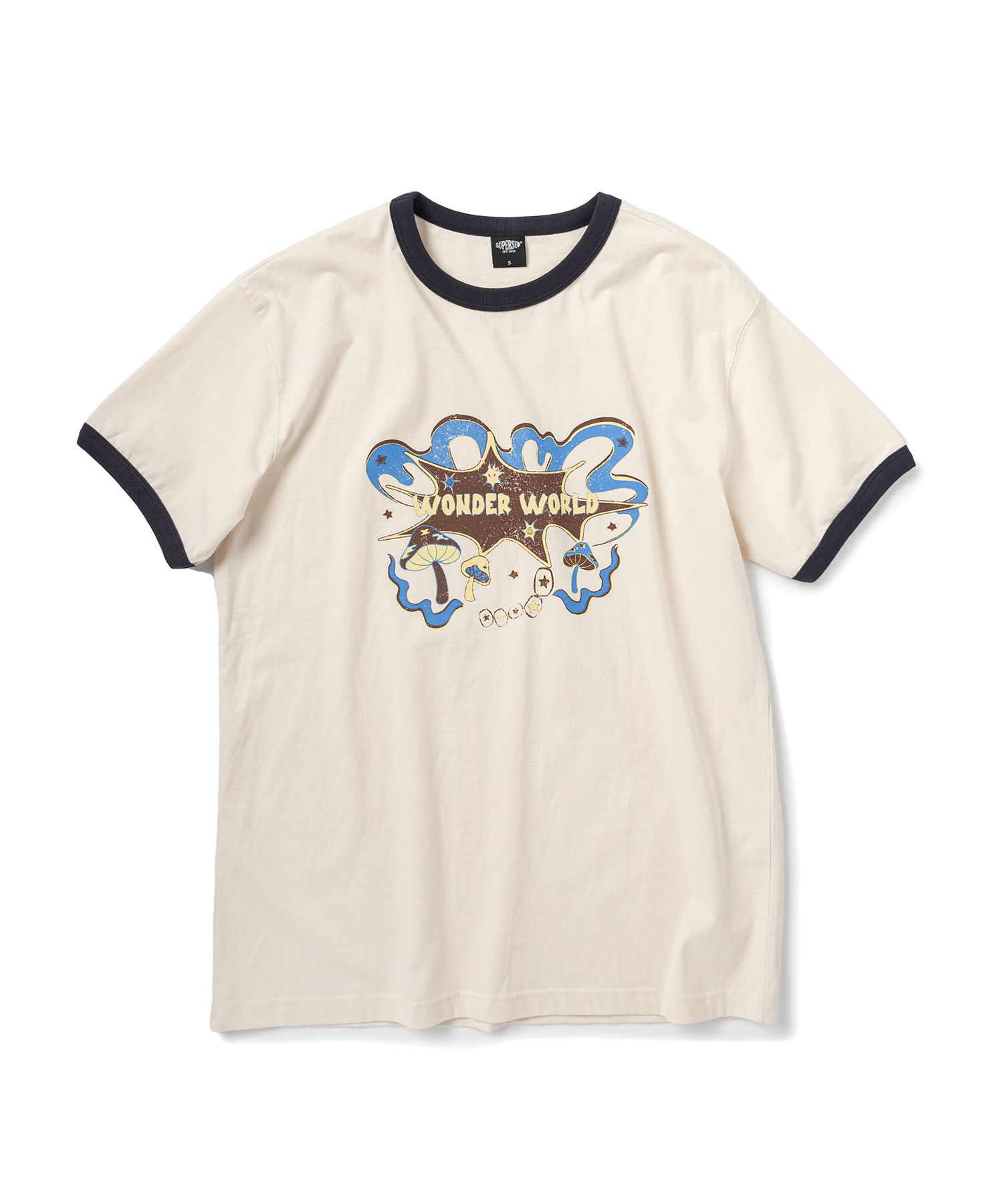 SUPERSUB ♥ Wonderworld Ringer Short Sleeve T-shirt MUSINSA | SUPERSUB Wonderworld Ringer Short Sleeve T-Shirt