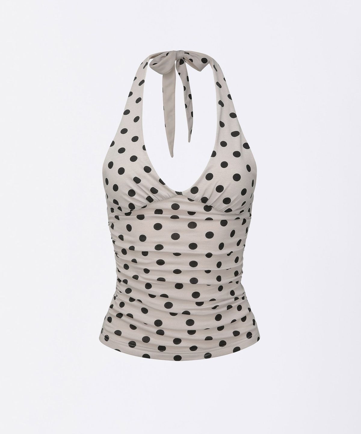 스컬프터(SCULPTOR) Dot Halter Top Raw