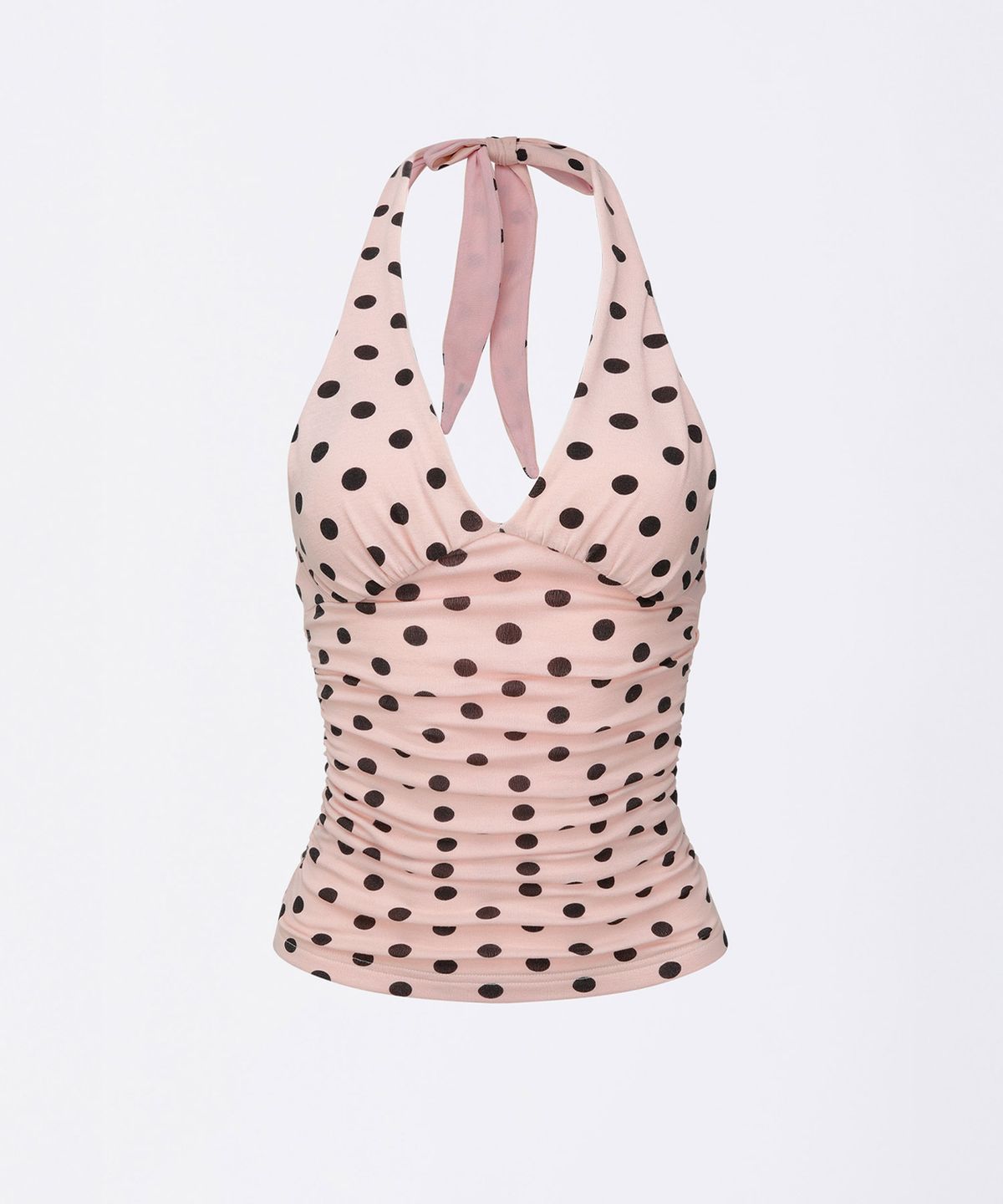 스컬프터(SCULPTOR) Dot Halter Top Pink