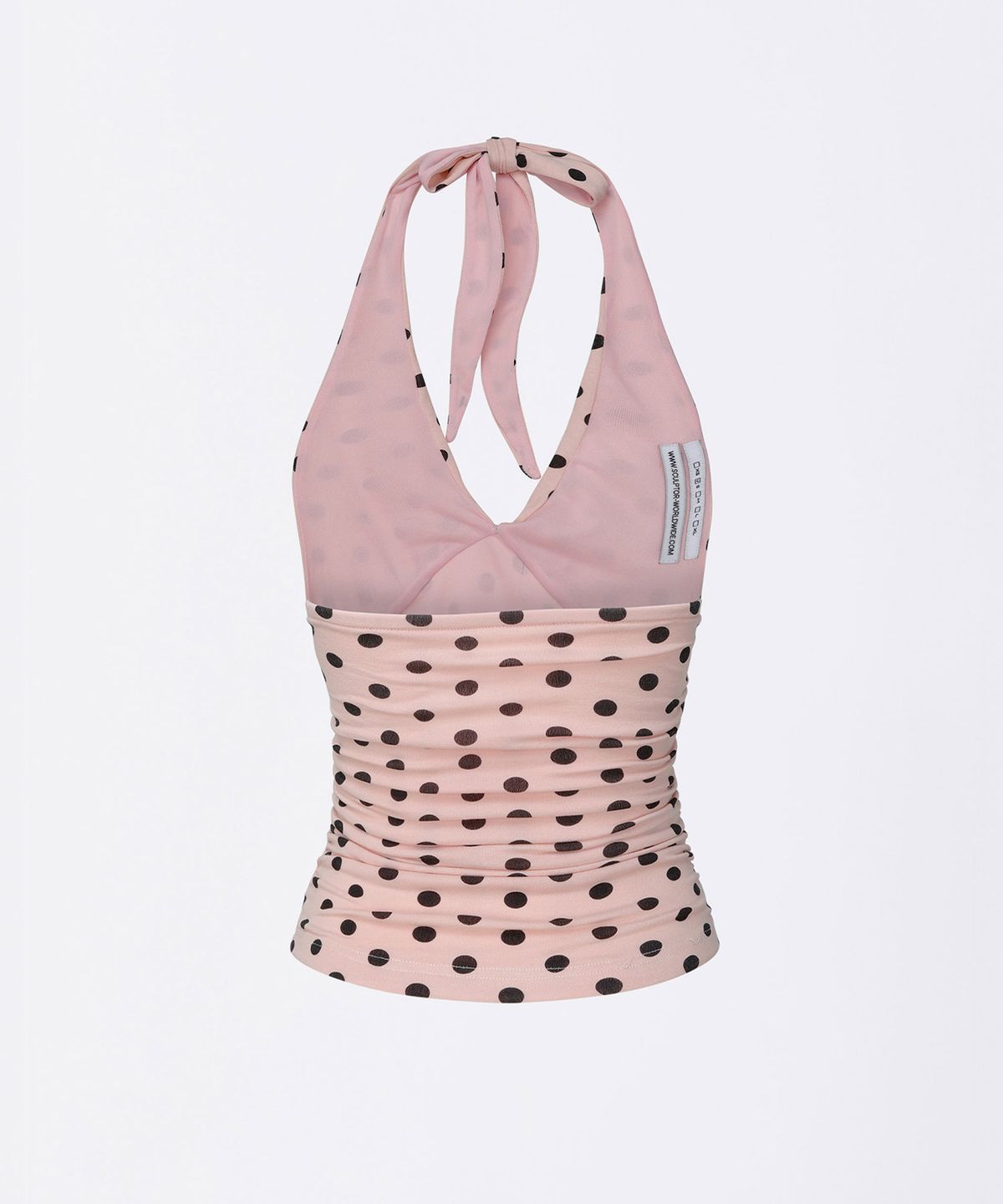 스컬프터(SCULPTOR) Dot Halter Top Pink