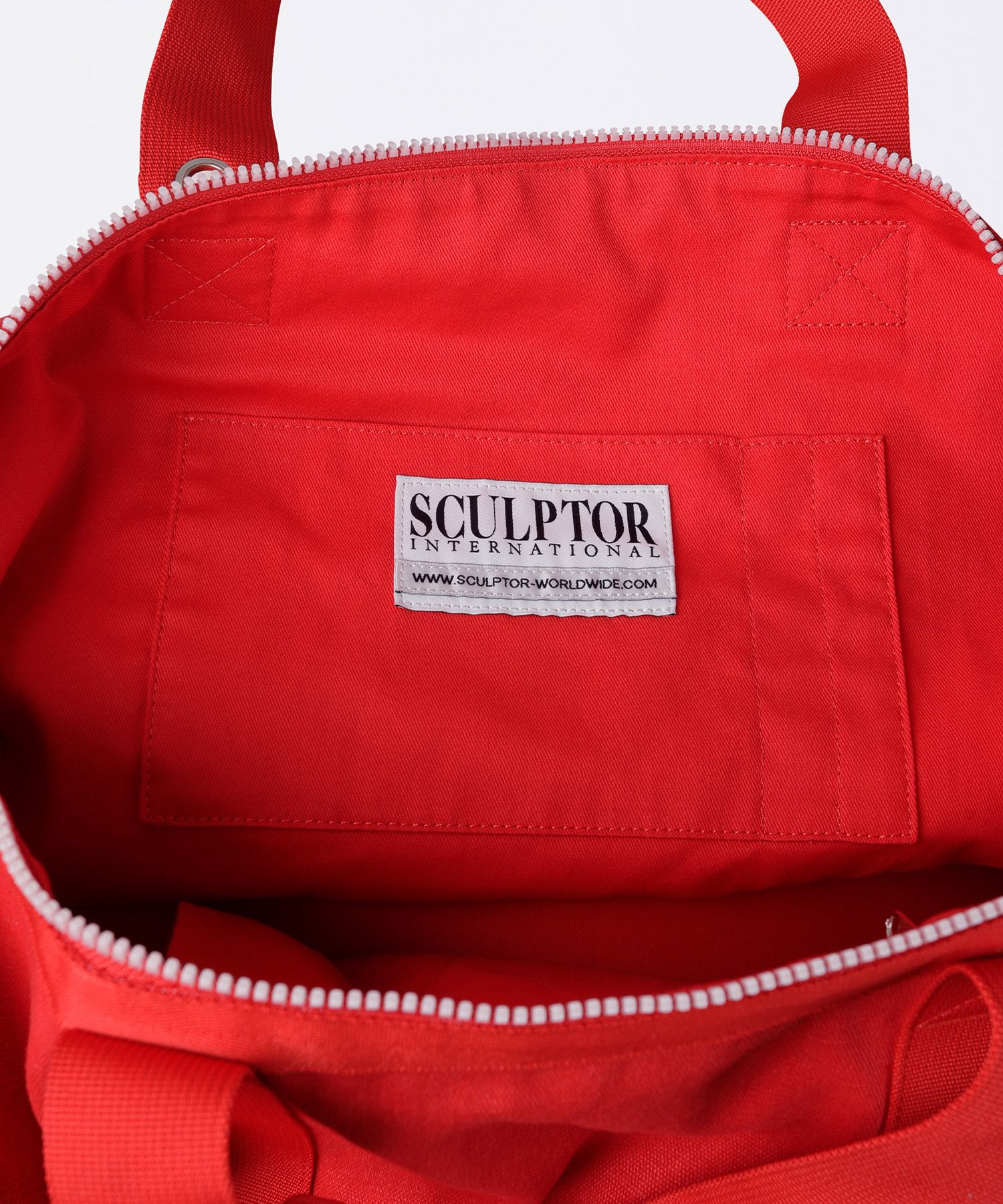 MUSINSA | SCULPTOR Summer Boston Bag Red