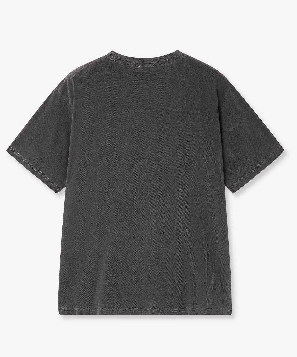 브이투(VTWO) 라이너스 스누피 피그먼트 티셔츠 (CHARCOAL)
