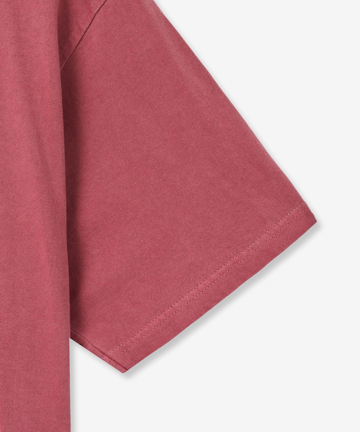 브이투(VTWO) 라이너스 스누피 피그먼트 티셔츠 (BURGUNDY)