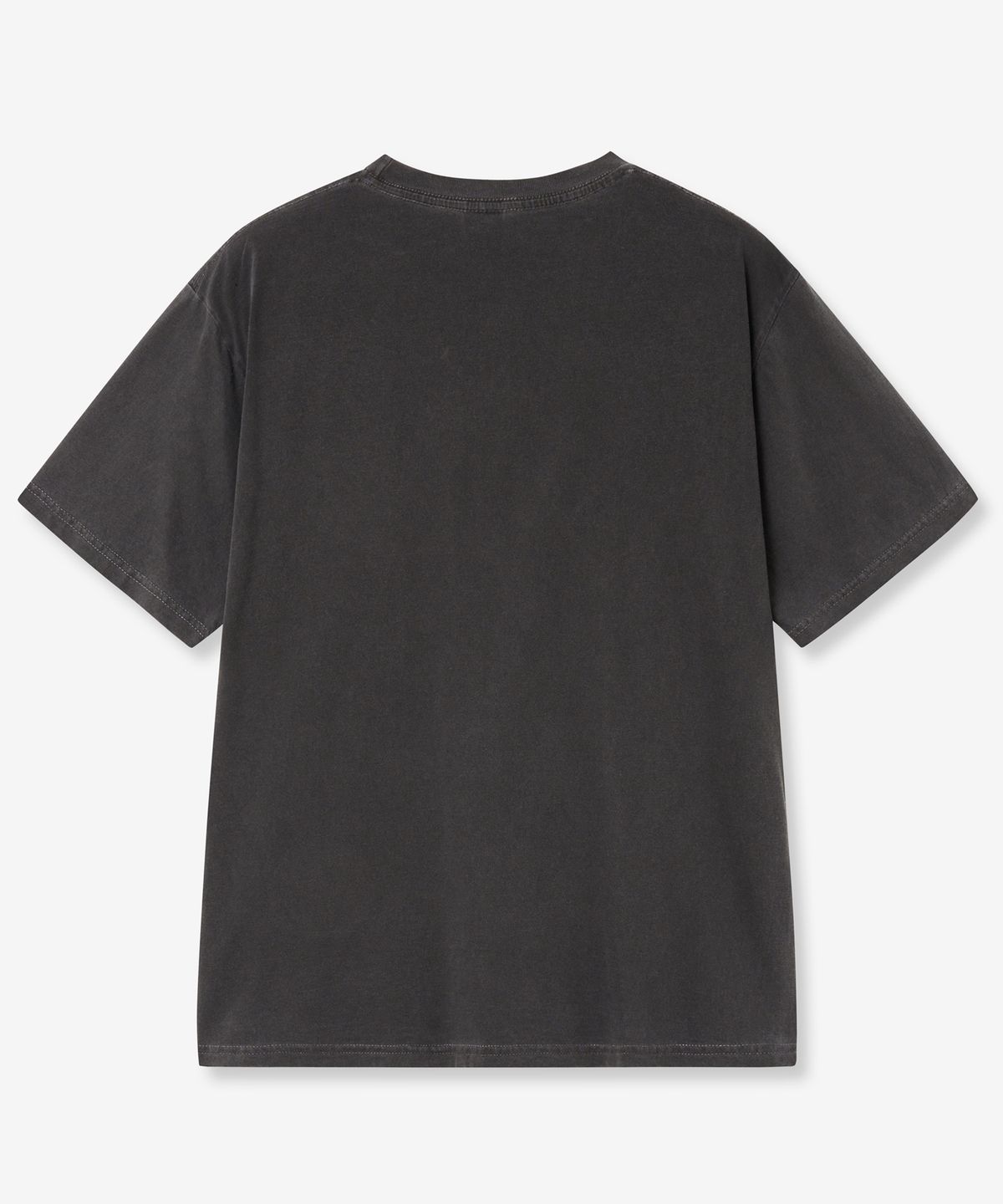 브이투(VTWO) 조종사 조깅 스누피 피그먼트 티셔츠 (CHARCOAL)