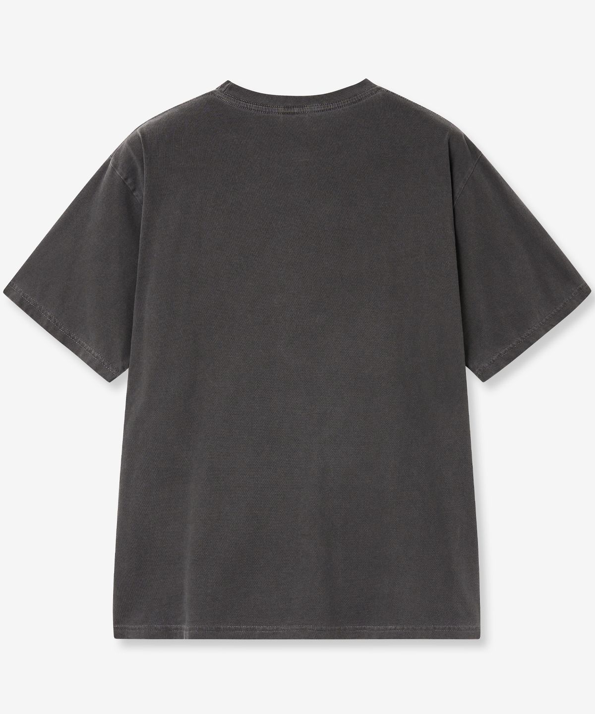브이투(VTWO) 조깅 스누피 피그먼트 티셔츠 (CHARCOAL)