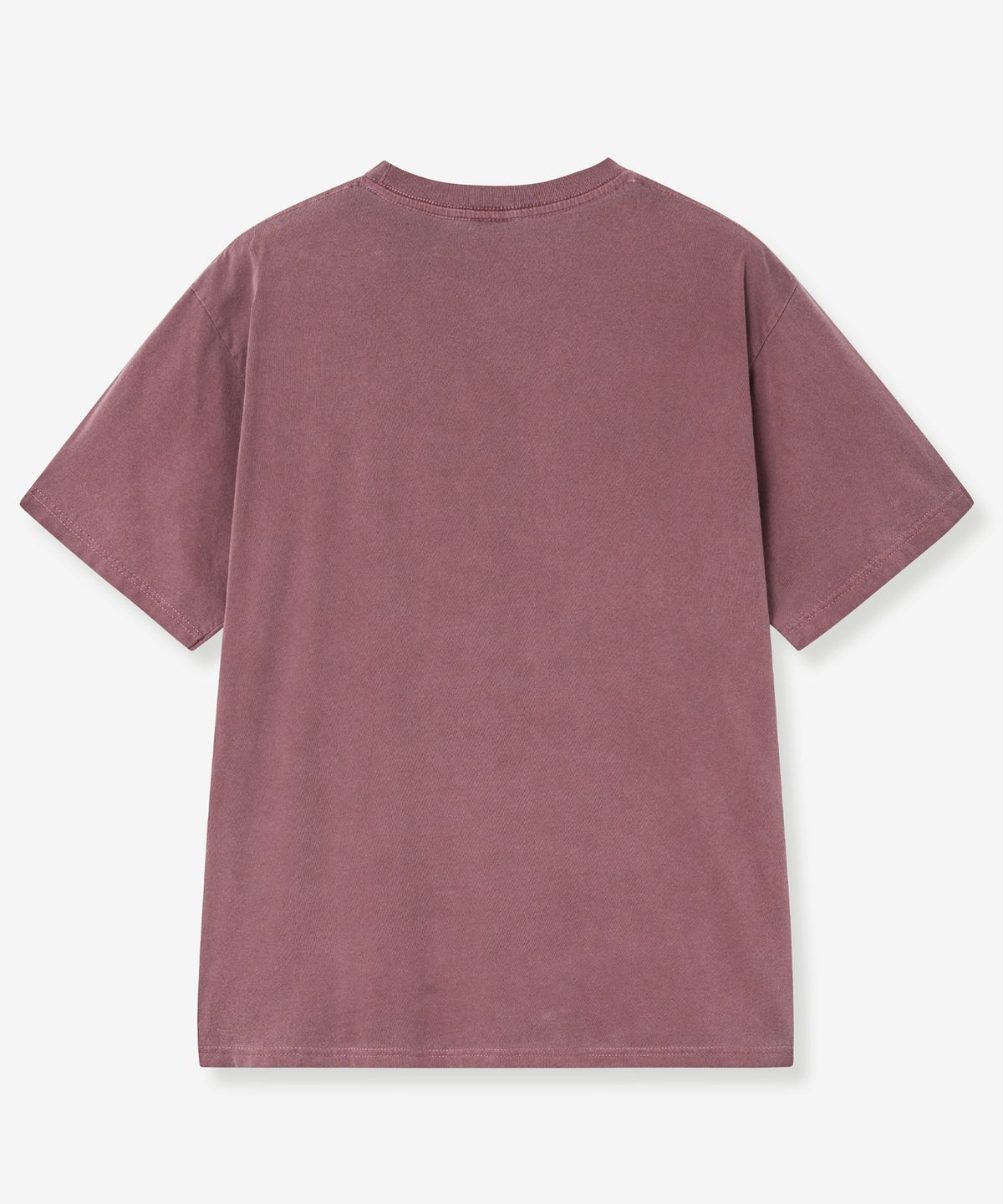 브이투(VTWO) 찰리 브라운 피그먼트 티셔츠 (BURGUNDY)