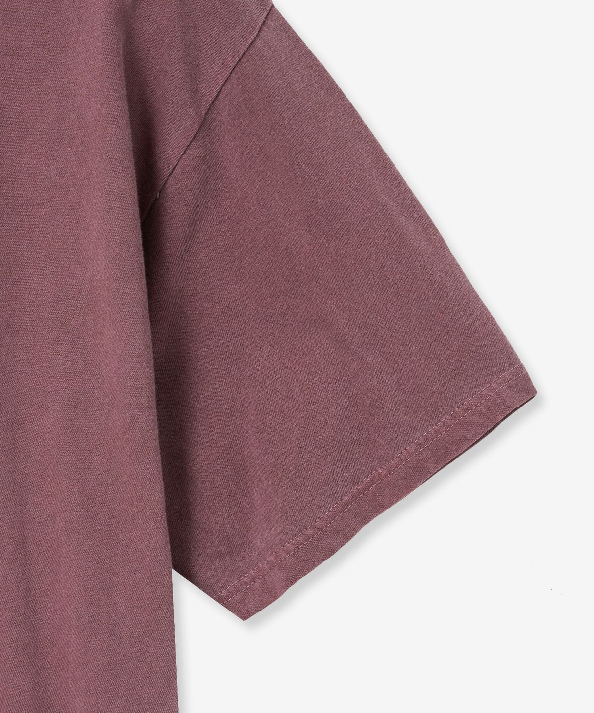 브이투(VTWO) 찰리 브라운 피그먼트 티셔츠 (BURGUNDY)