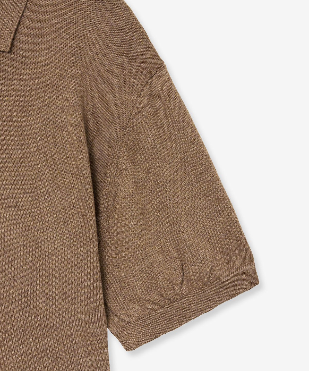 브이투(VTWO) 쿨 워셔블 폴로 니트 (BROWN)