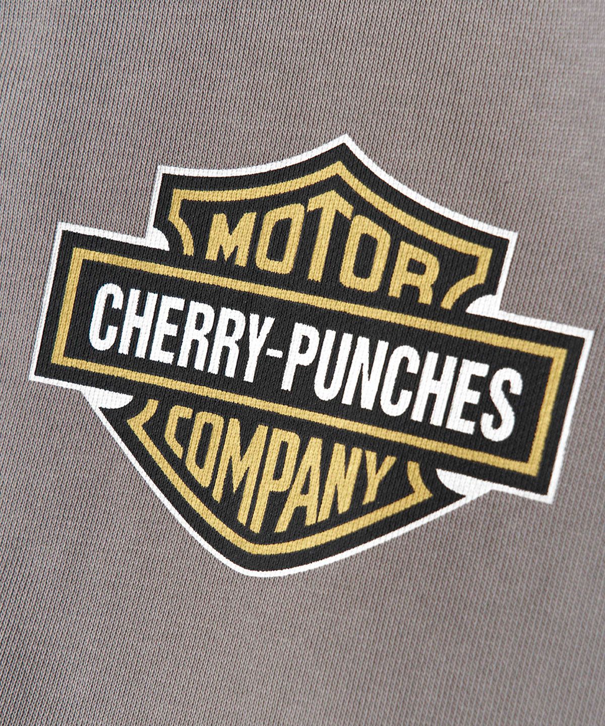 체리 펀치스(CHERRY PUNCHES) 모터컴퍼니 후드집업 (그레이)