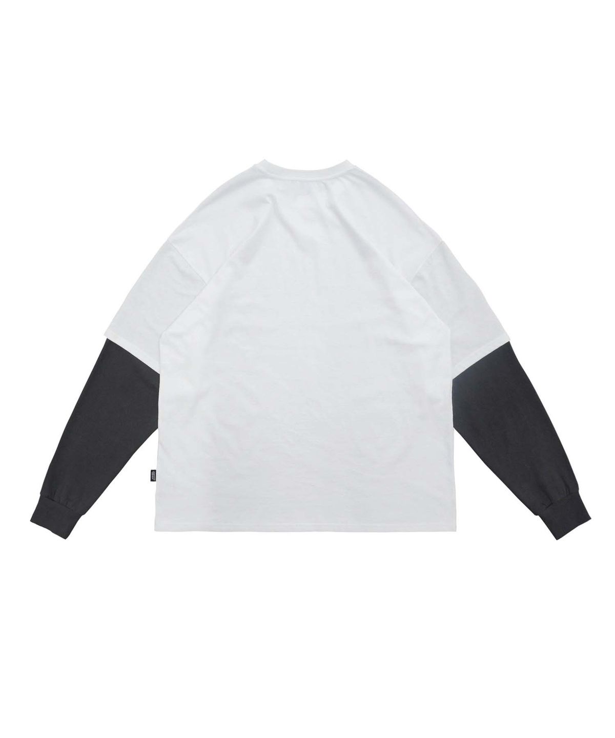 믹쓰제이(MIXXJ) BAT LAYERED LONG SLEEVE (WHITE)