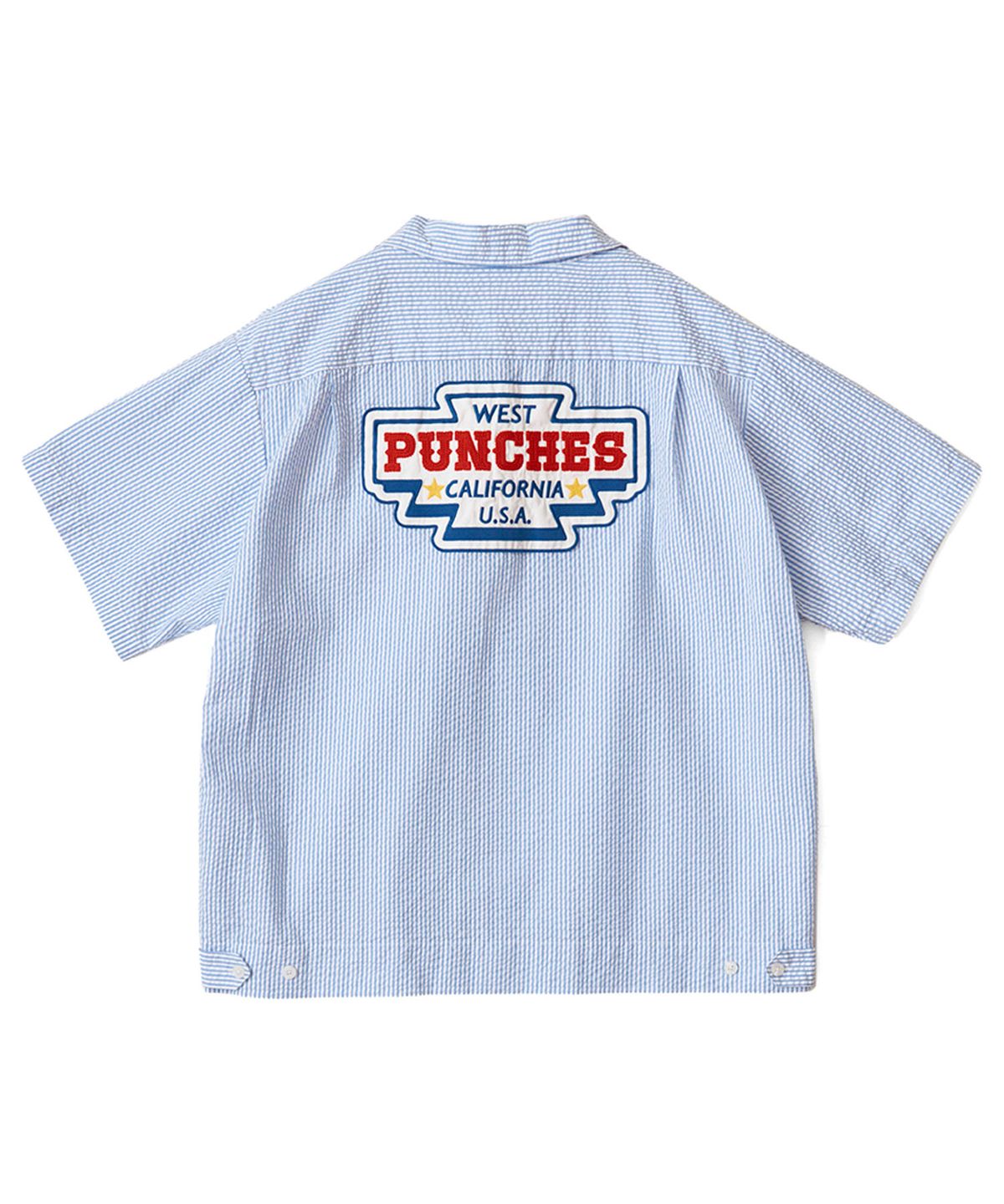 체리 펀치스(CHERRY PUNCHES) 시어서커 유니폼 셔츠 (블루)