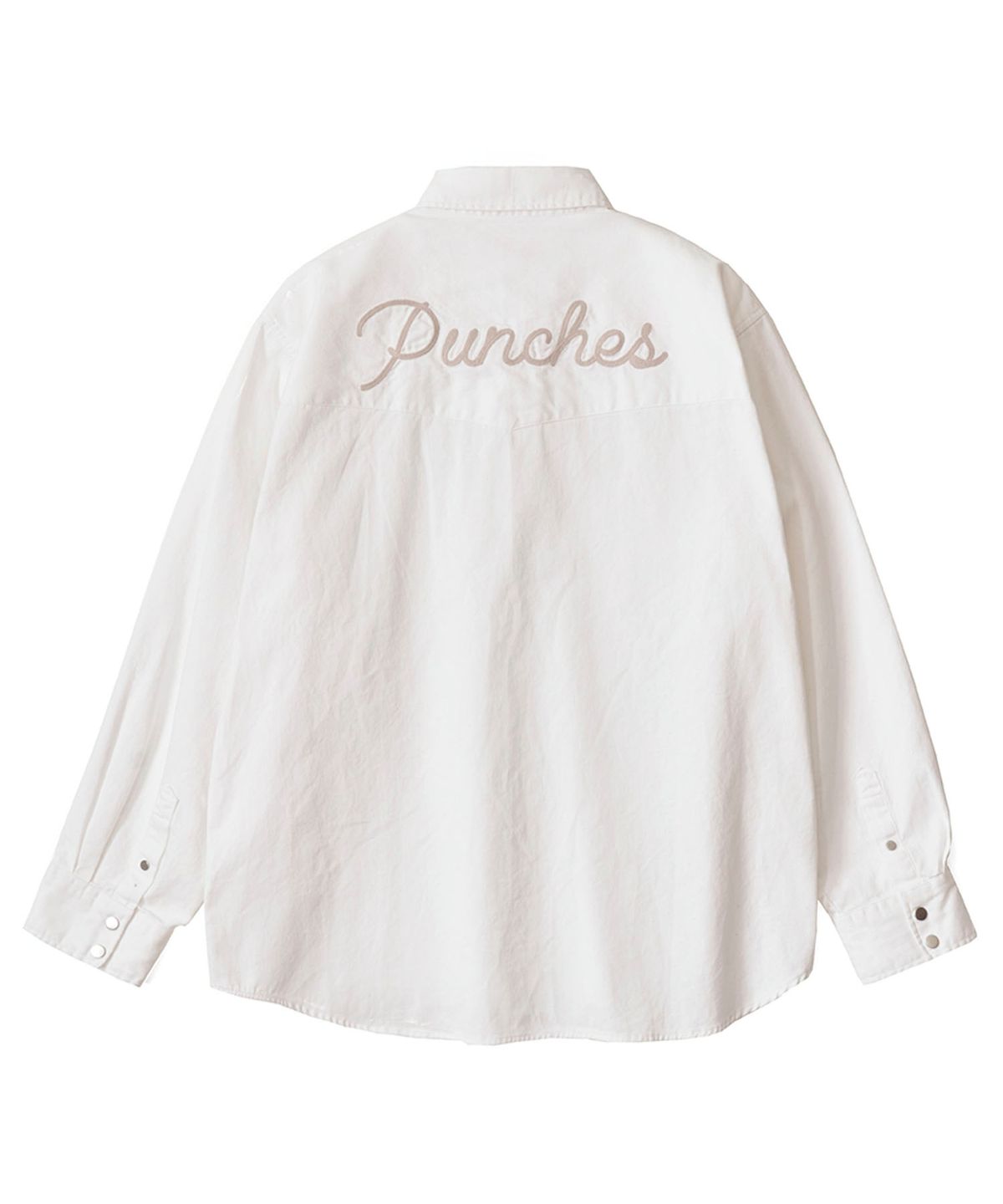 체리 펀치스(CHERRY PUNCHES) 웨스턴 셔츠 (오프화이트)