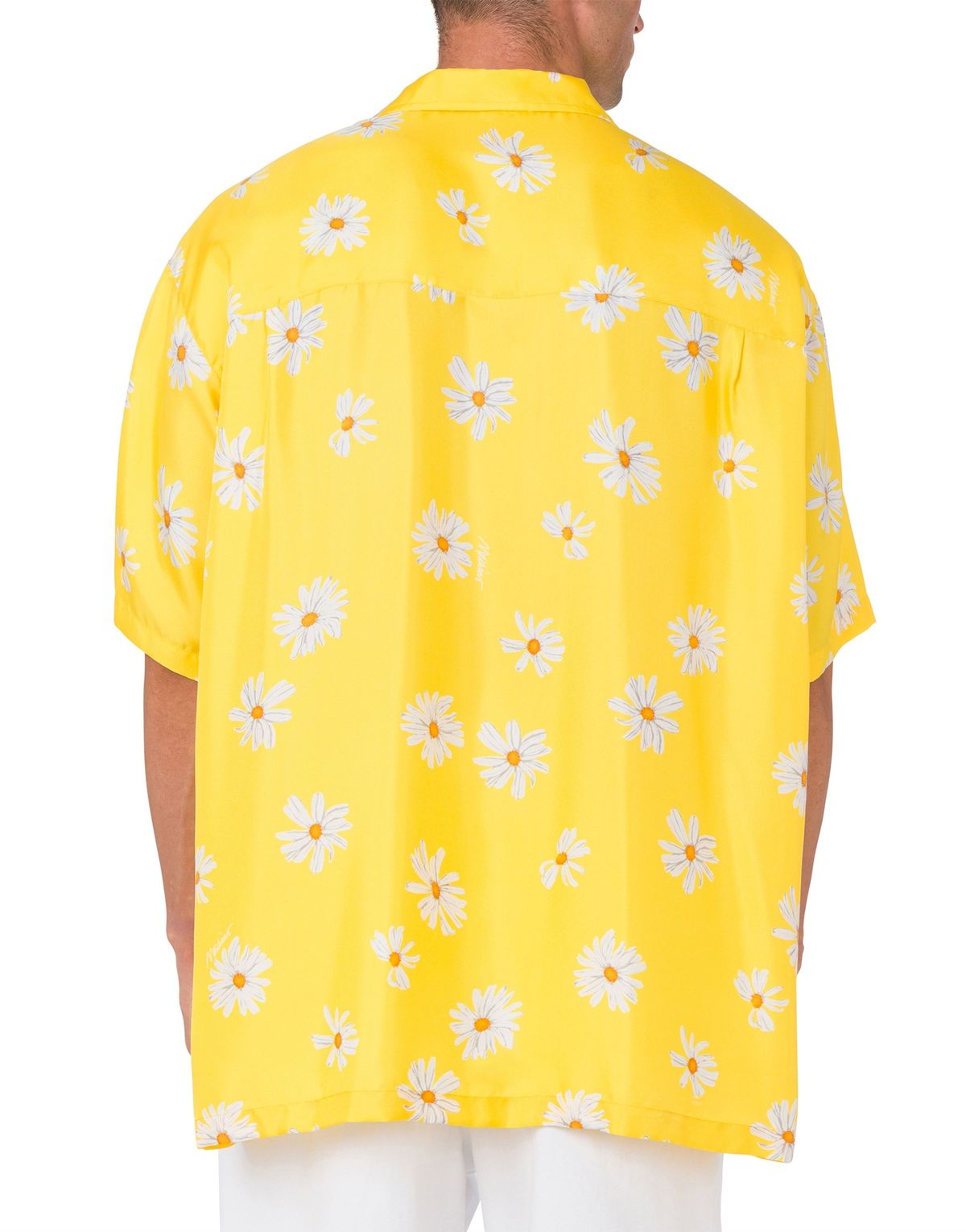 모스키노(MOSCHINO) 사틴 올 오버 데이지 셔츠