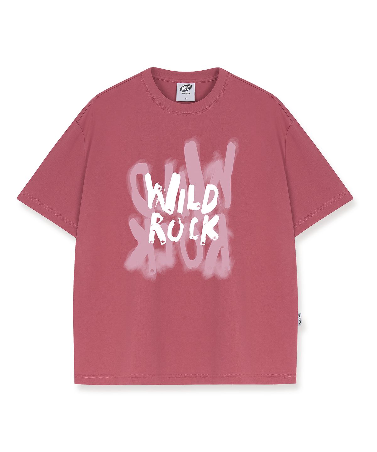 와일드락(WILDROCK) 파이어워크 더블 쿨코튼 오버핏 반팔 티셔츠