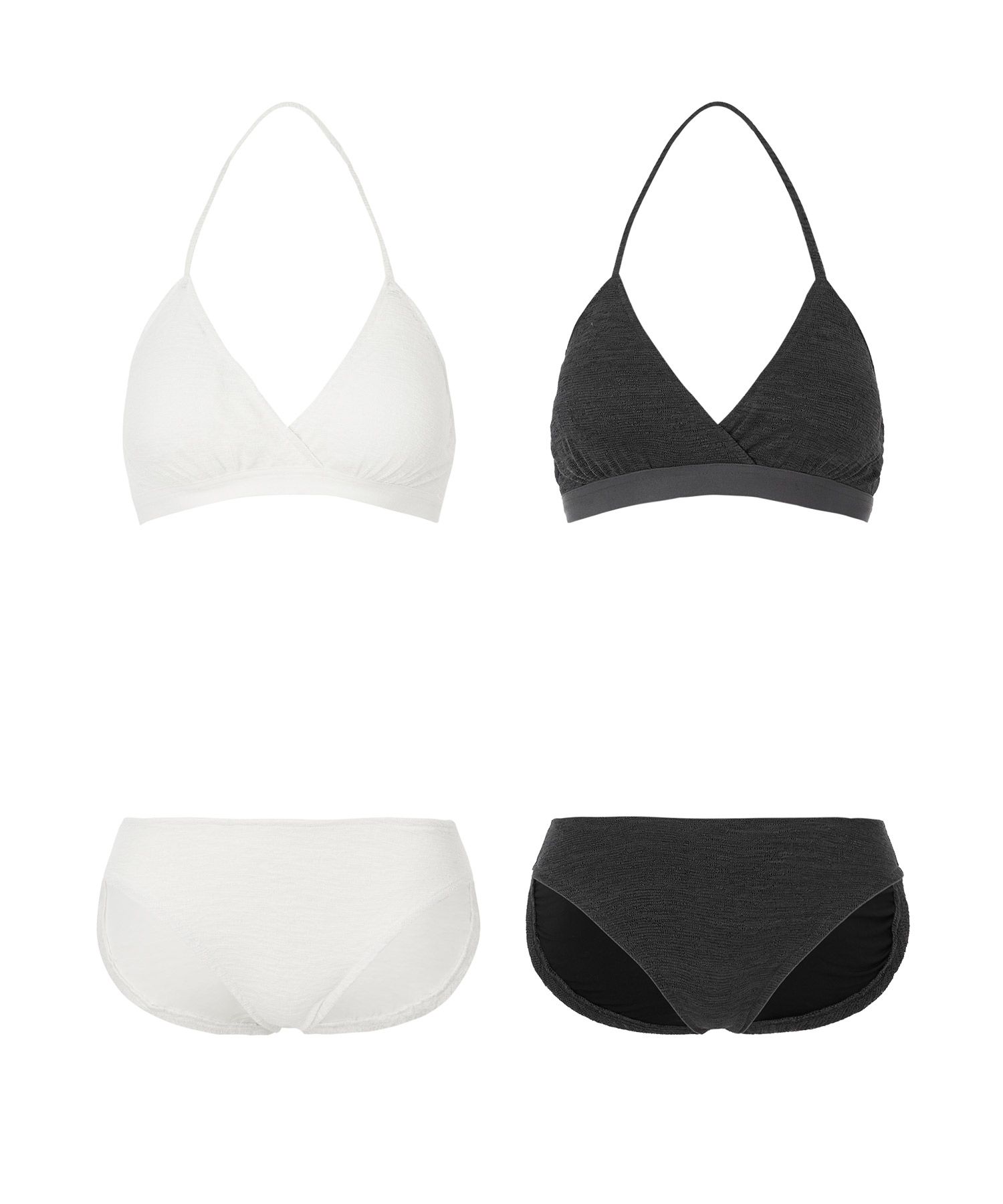 MUSINSA | ZEROPLANET Kiera See-Through Bikini Set [WHITE]