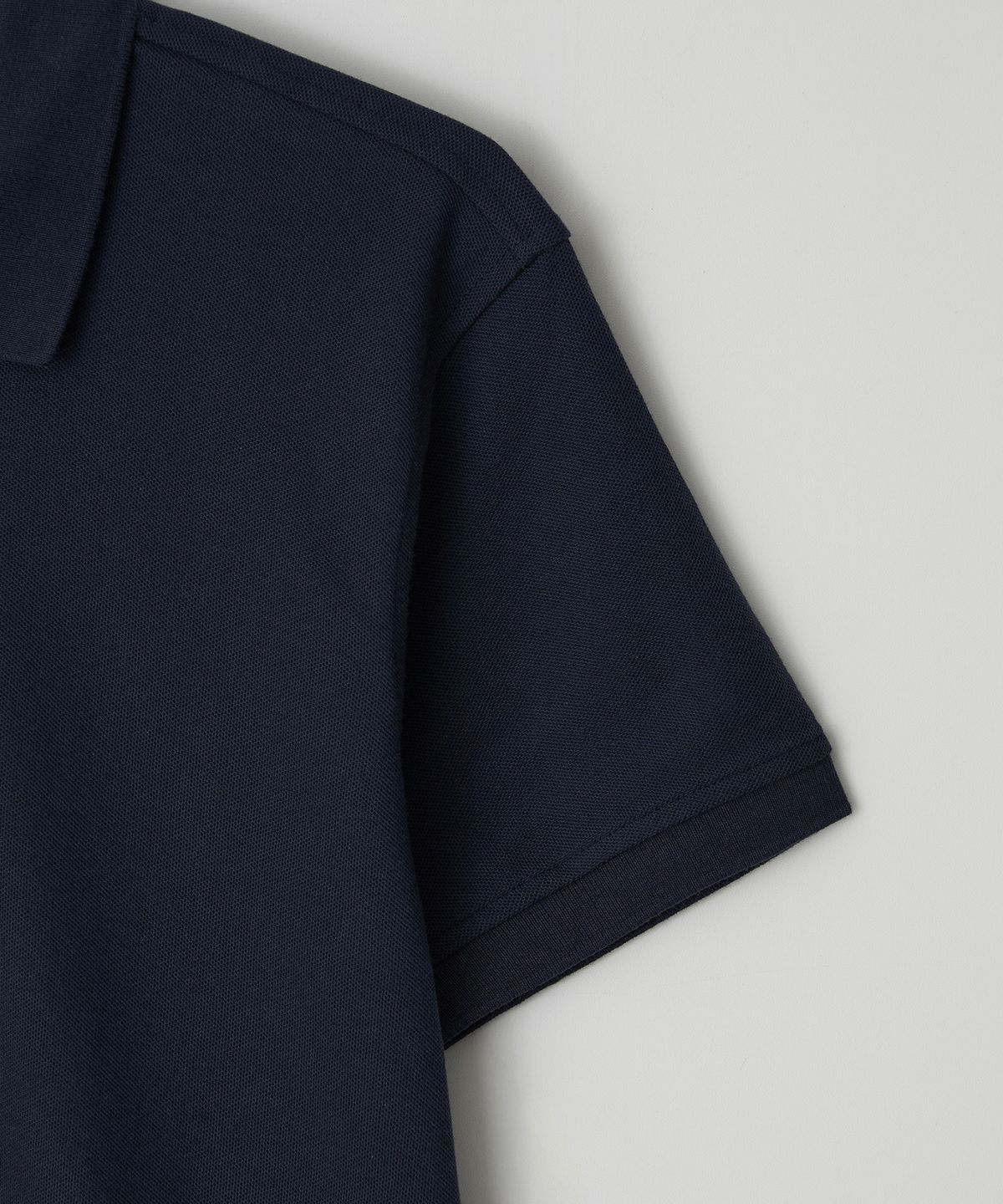조질롱(JOJILONG) JN156 Pique Three Button Polo T-Shirt - NAVY