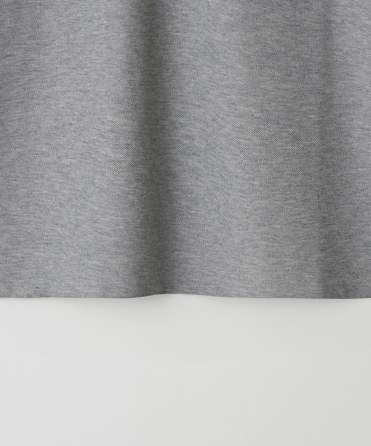 조질롱(JOJILONG) JN156 Pique Three Button Polo T-Shirt - MELLANGE GREY