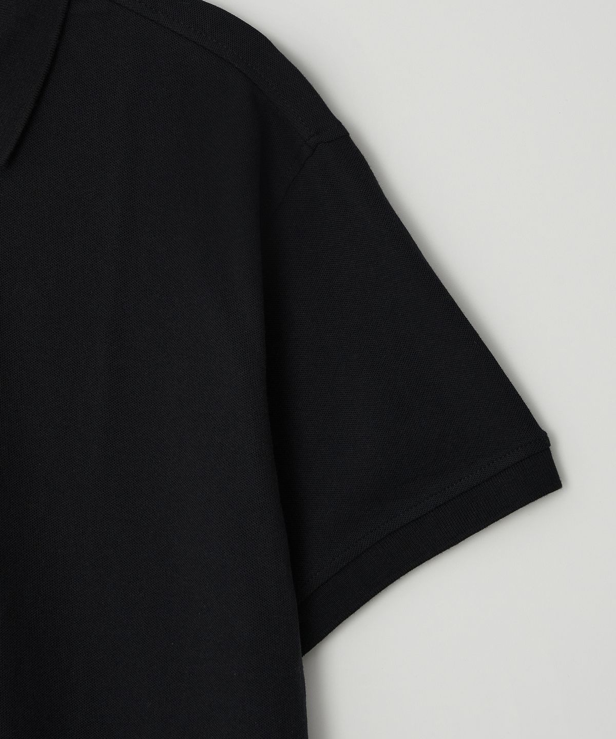 조질롱(JOJILONG) JN156 Pique Three Button Polo T-Shirt - BLACK