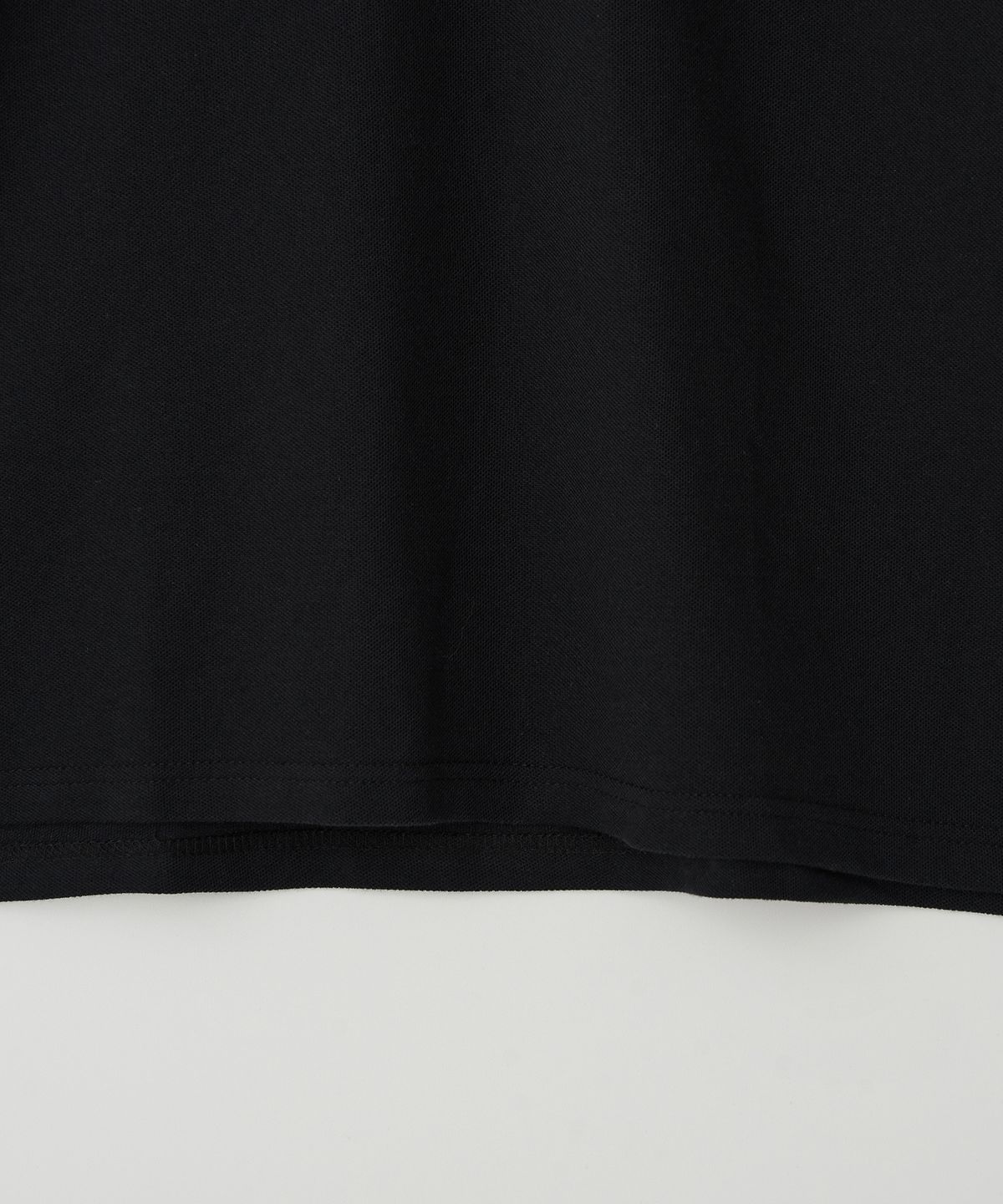조질롱(JOJILONG) JN156 Pique Three Button Polo T-Shirt - BLACK