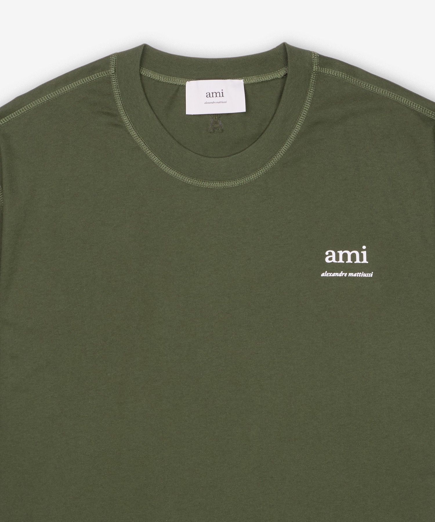 ★AMI PARIS★ Logo Short Sleeve T-Shirt Roden HTS048JE011937 MUSINSA | AMI Logo Short Sleeve T-Shirt - Roden