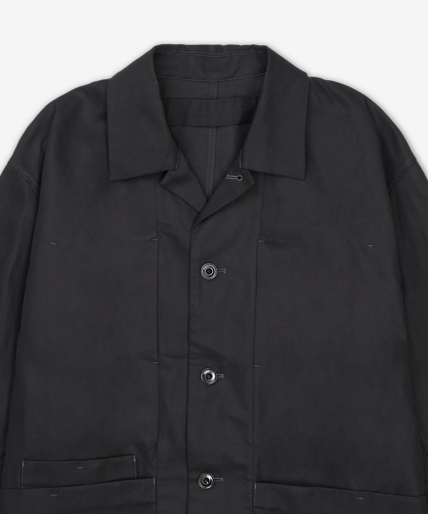 MUSINSA公式 | LEMAIRE Boxy SB Workwear Jacket - Black