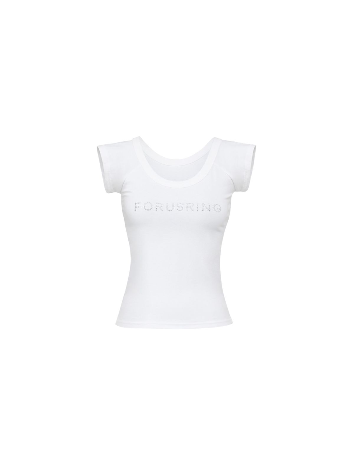 포어링(FORUSRING) B.jewel logo tee (white)
