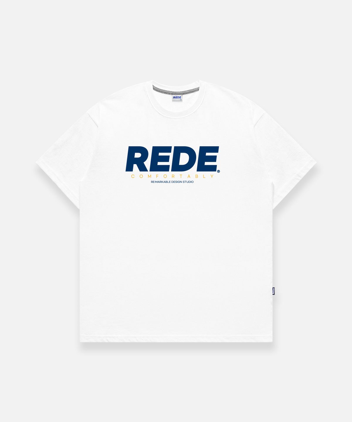 리디(REDE) REDE 로고 오버핏 반팔티