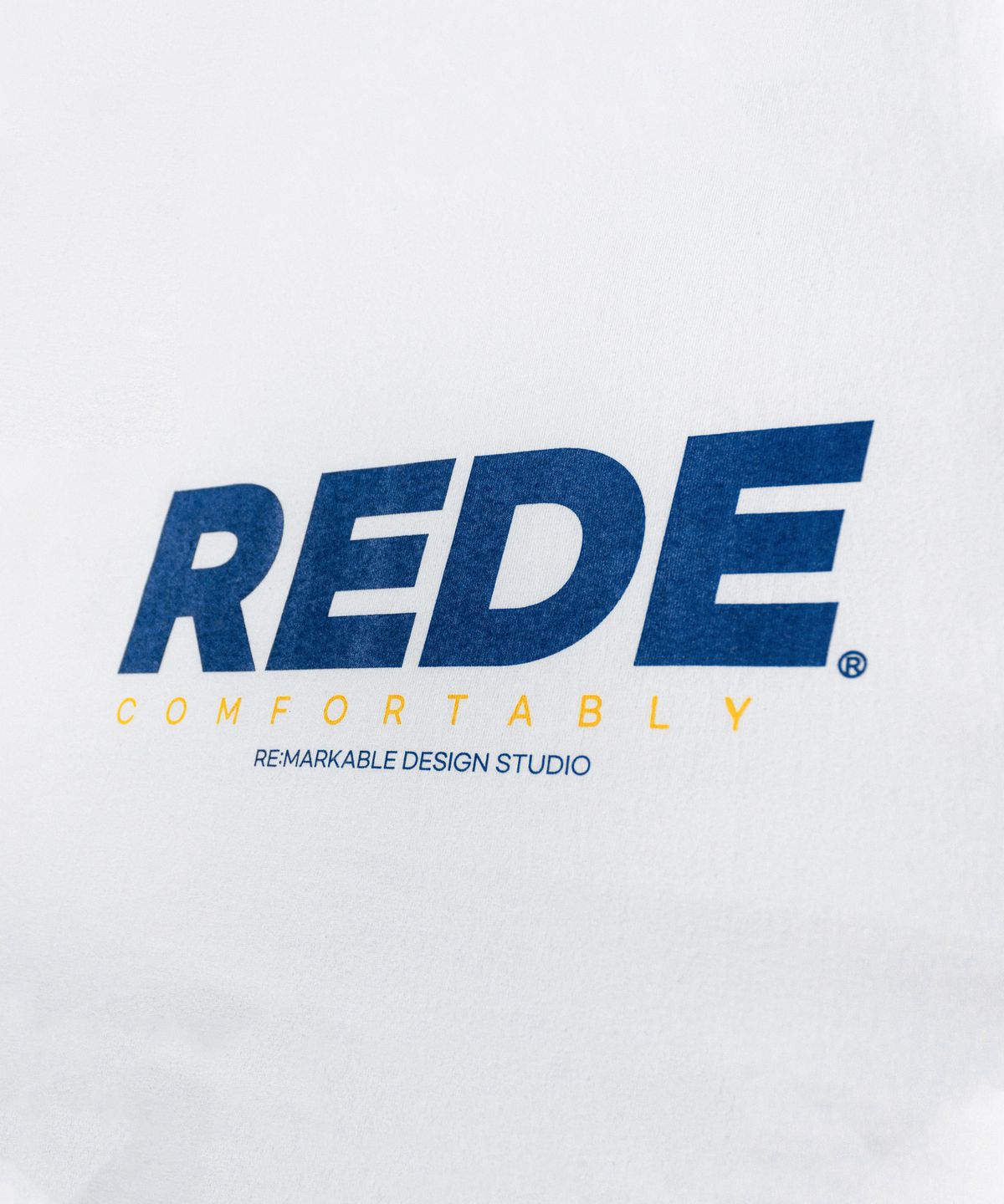 리디(REDE) REDE 로고 오버핏 반팔티
