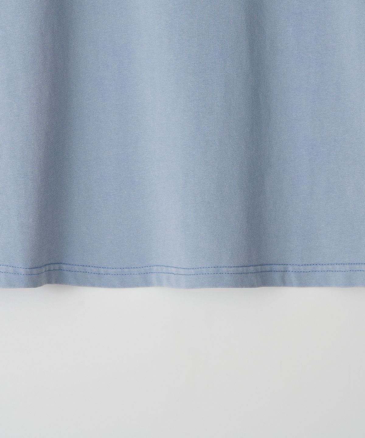 조질롱(JOJILONG) JN103 Distress Old T-Shirt - SKY BLUE