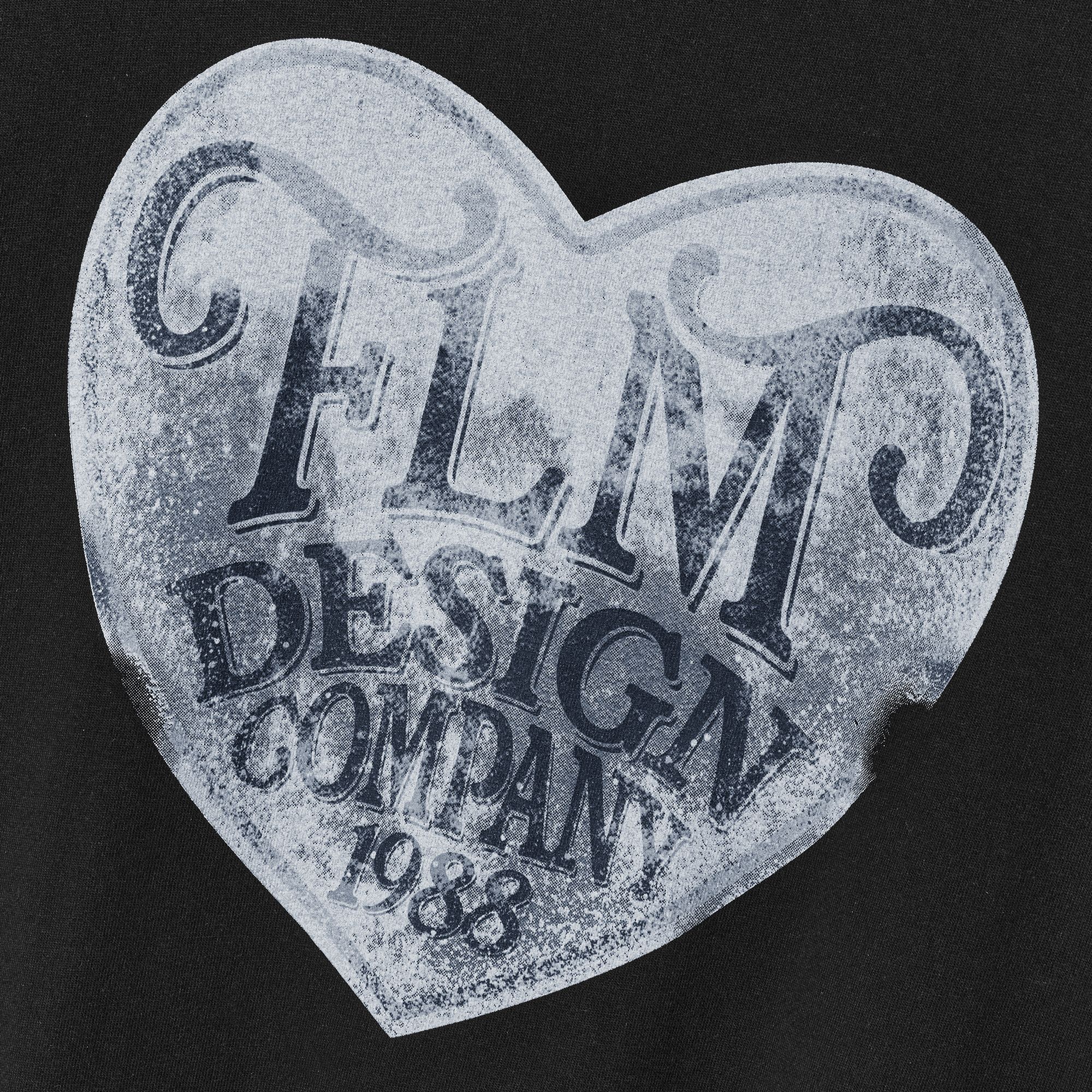 Tシャツ・カットソー [FILLUMINATE] FLM Vintage Heart Graphic T-Shirt MUSINSA | FILLUMINATE FLM Vintage Heart Graphic Tee-Black
