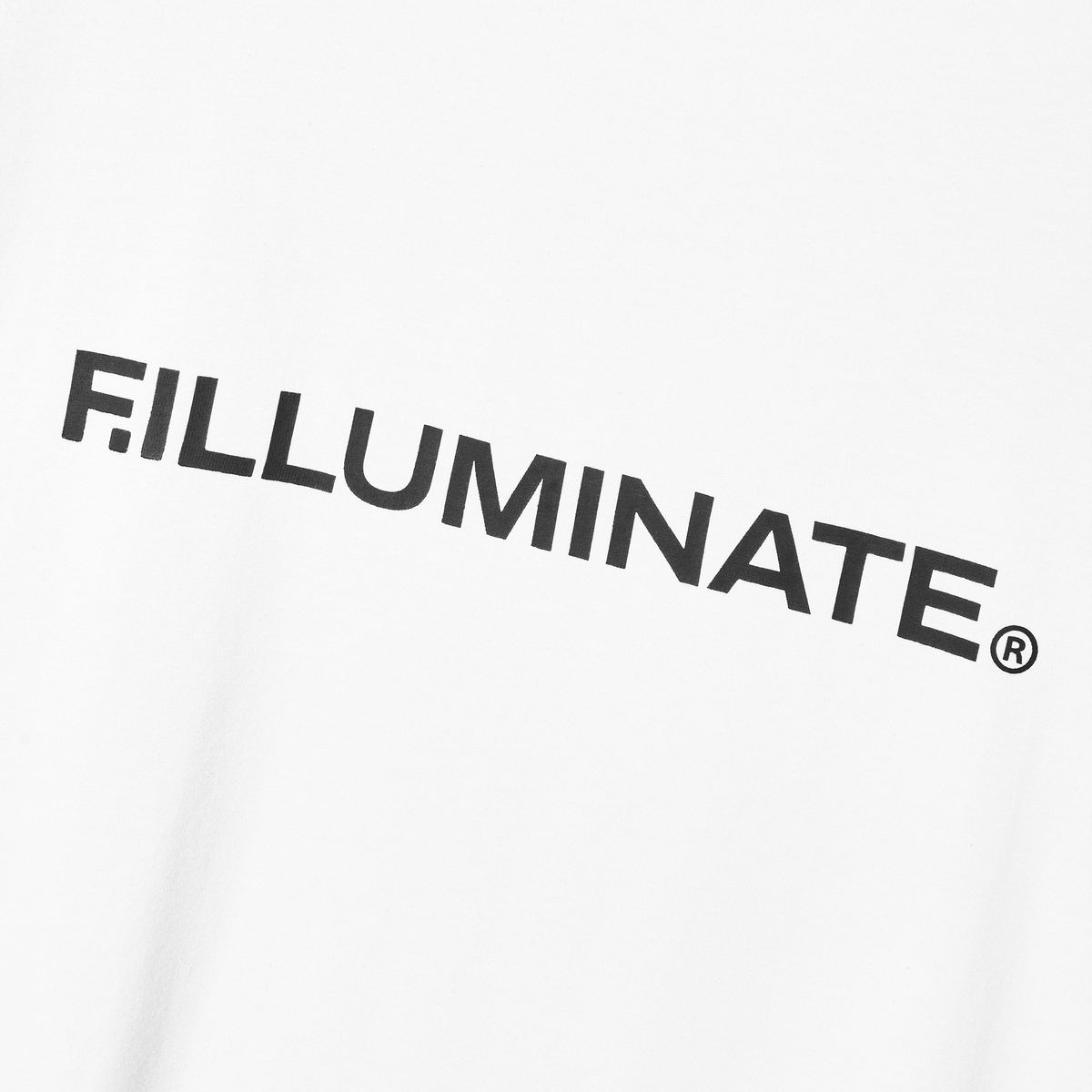 필루미네이트(FILLUMINATE) 시그니처 어센틱 로고 티셔츠-화이트