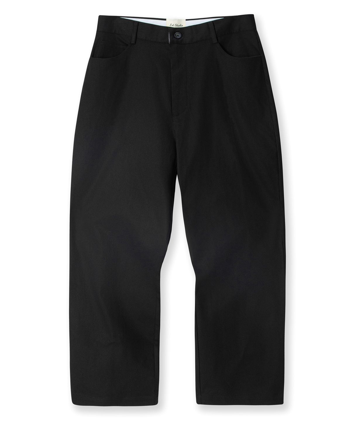 엘엑스티(LXT) For Summer 세미 와이드 냉감 코튼 치노 팬츠 [Black]