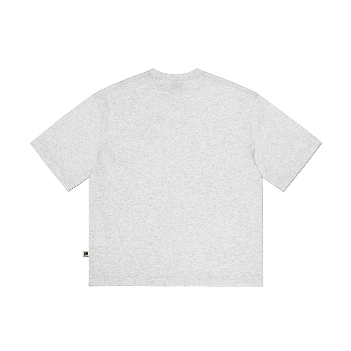 코닥(KODAK) 브리즈팝 메쉬 텍스쳐 반팔 티셔츠 WHITE MELANGE