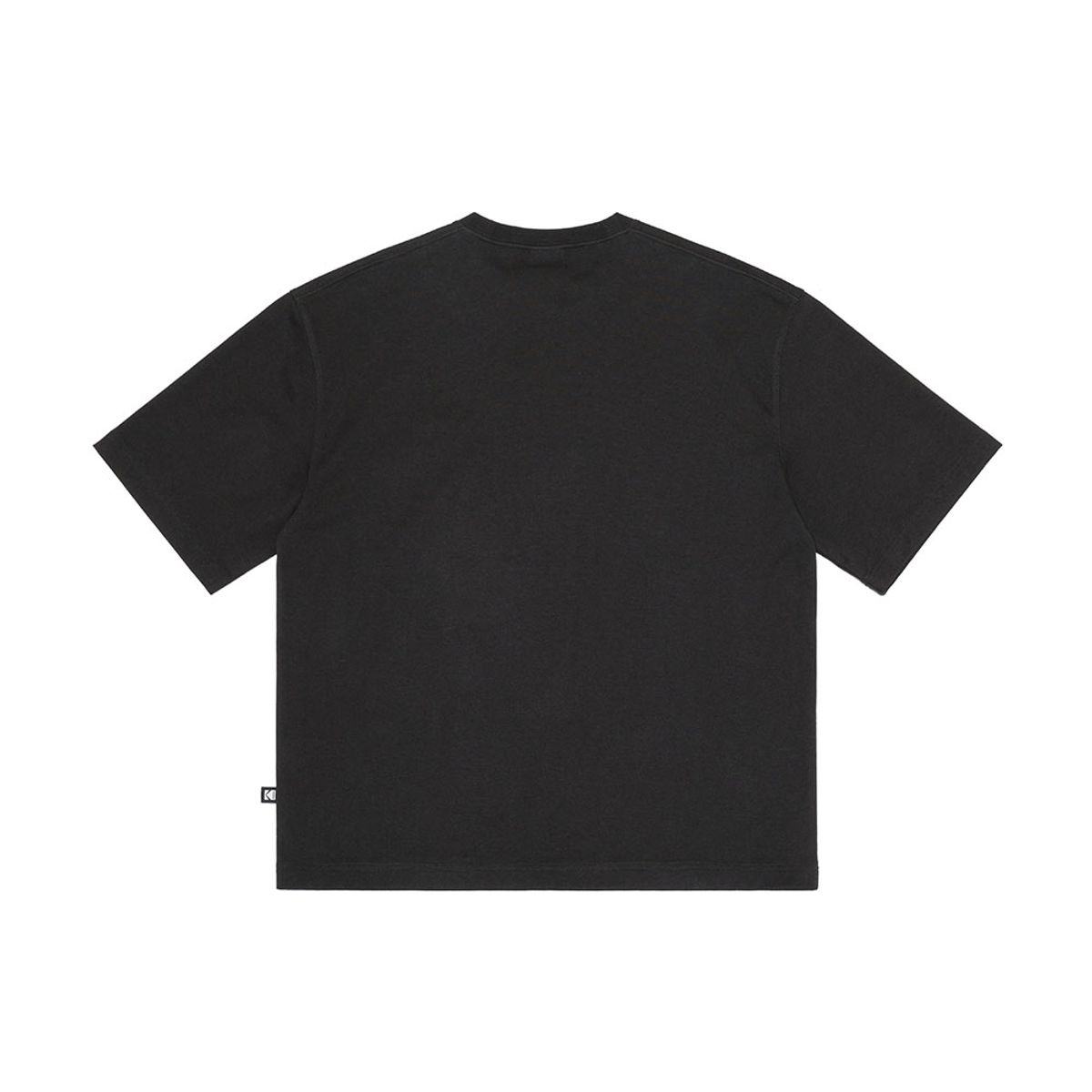 코닥(KODAK) 브리즈팝 메쉬 텍스쳐 반팔 티셔츠 BLACK