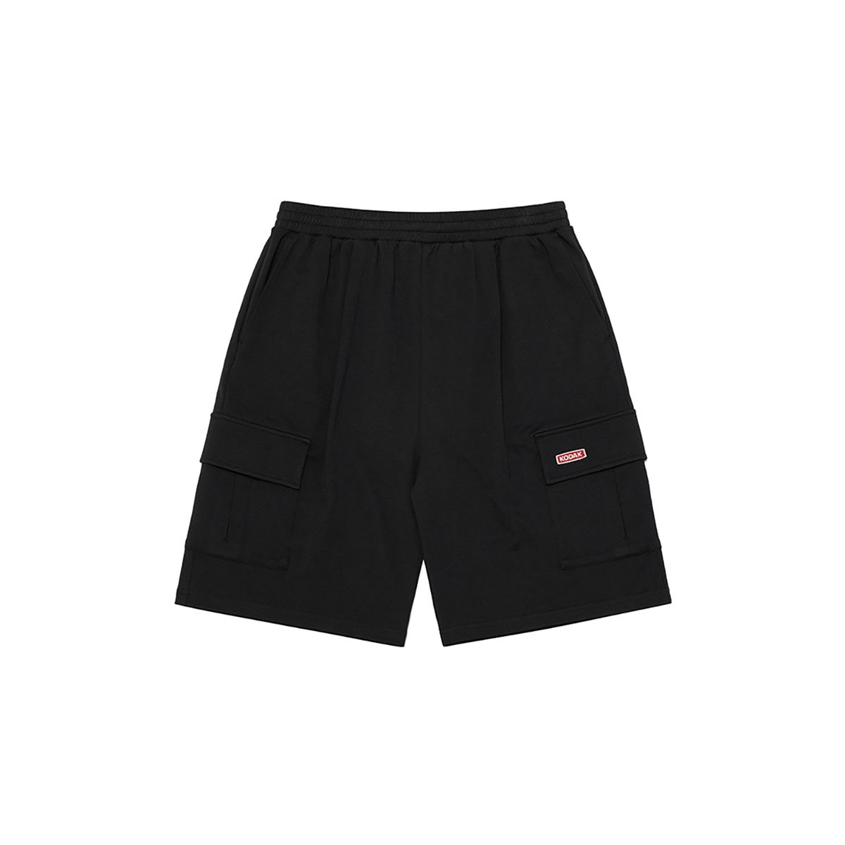 코닥(KODAK) 브리즈팝 메쉬텍스쳐 6부 반바지 BLACK