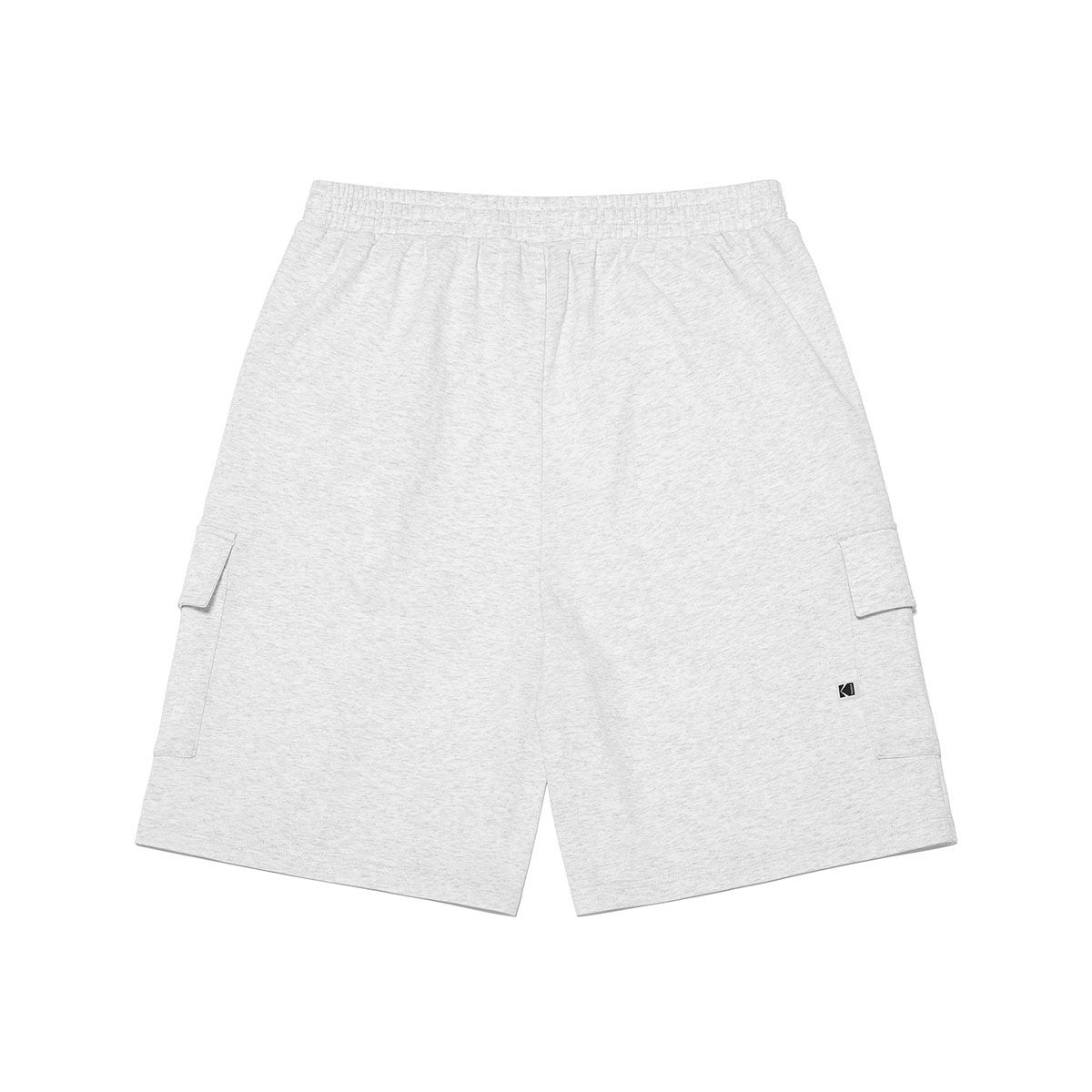 코닥(KODAK) 브리즈팝 메쉬텍스쳐 6부 반바지 WHITE MELANGE