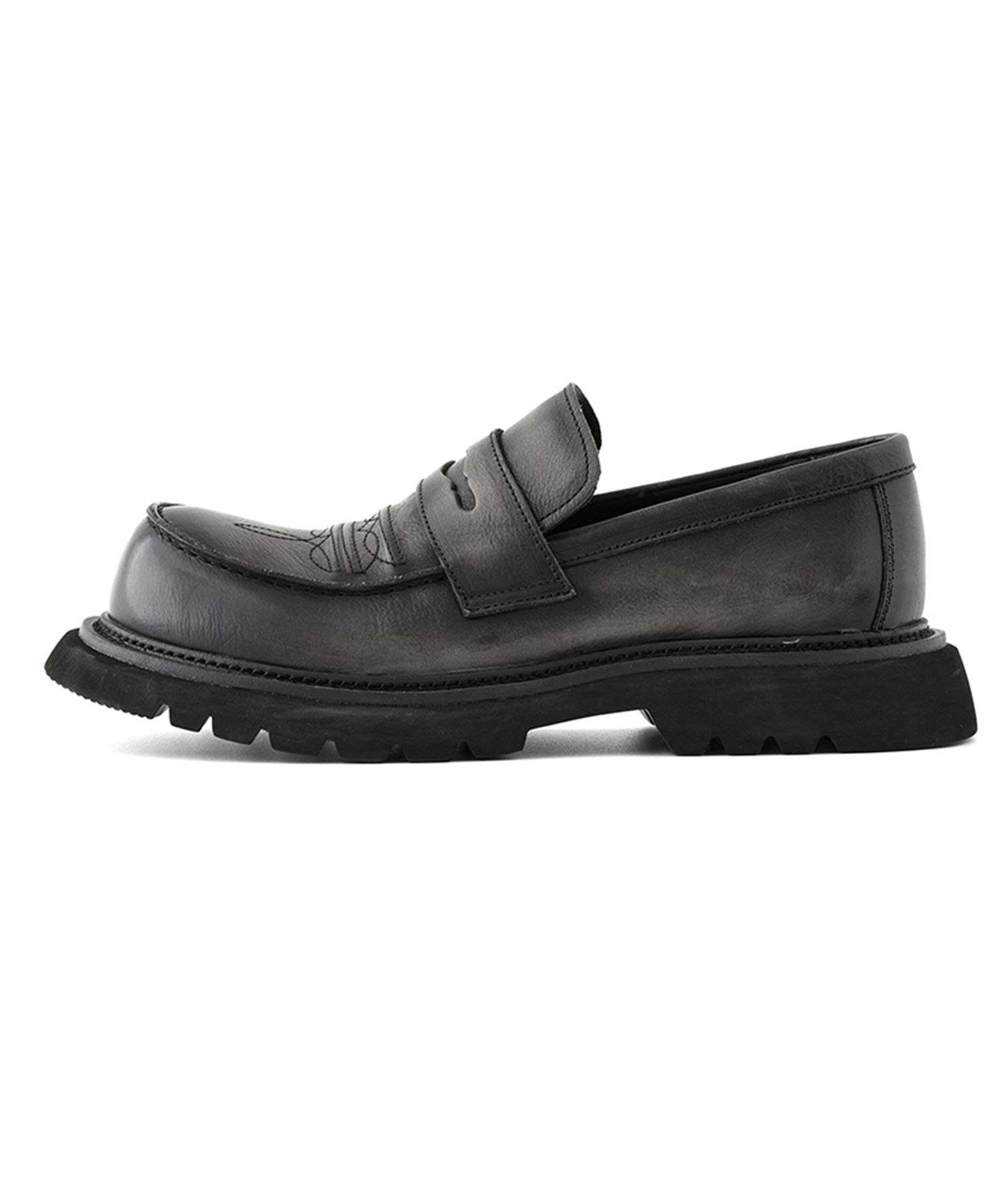 靴 DNSR Mammoth Horseleather Loafer Black MUSINSA | DNSR Mammoth Western Horse Leather Loafer Black