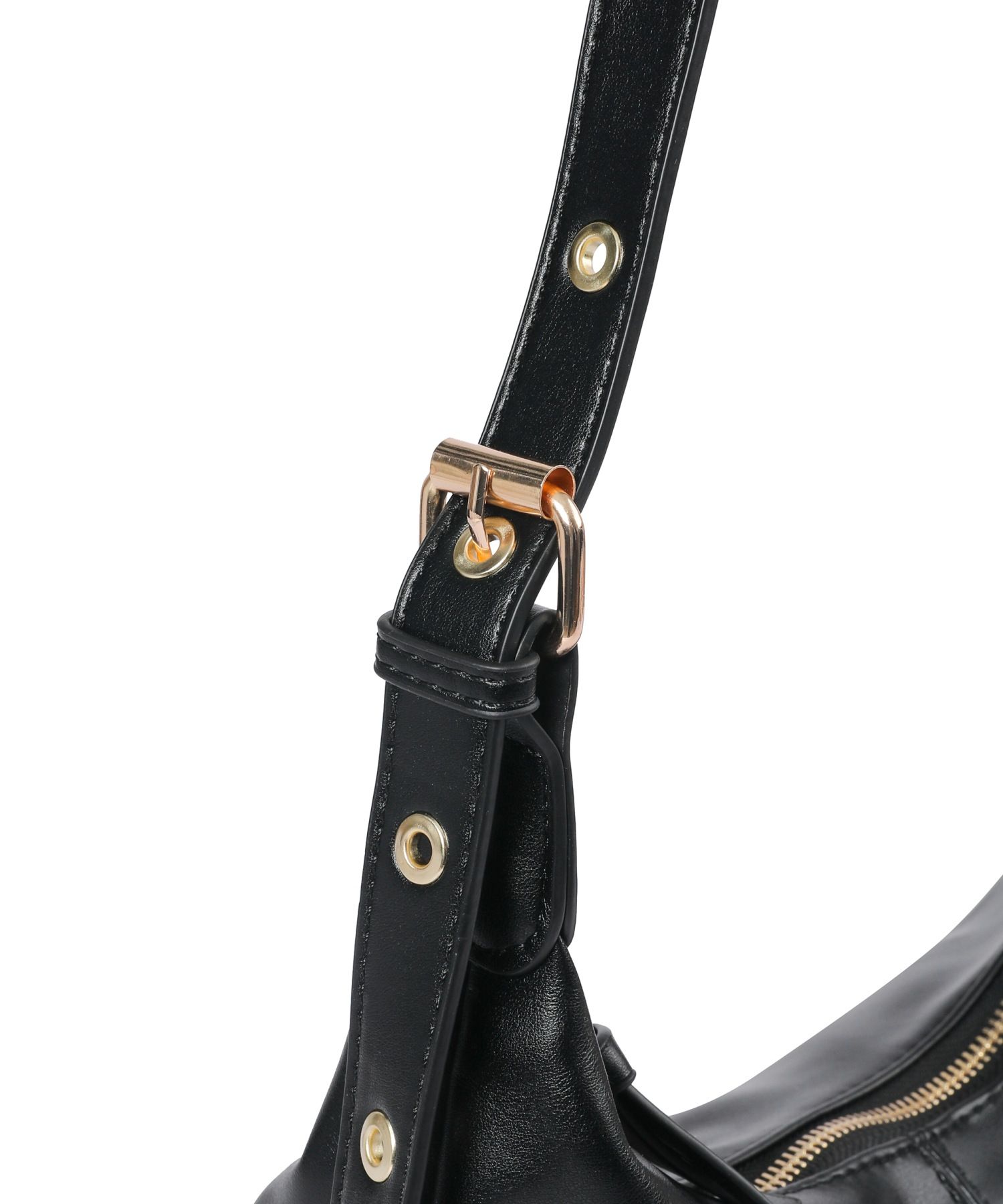 ◆MUCENT◆ Mulci Eyelet Crescent Mini Crossbody Bag Unisex P MUSINSA | MUCENT Mulci Eyelet Crescent Mini Crossbody Bag Unisex