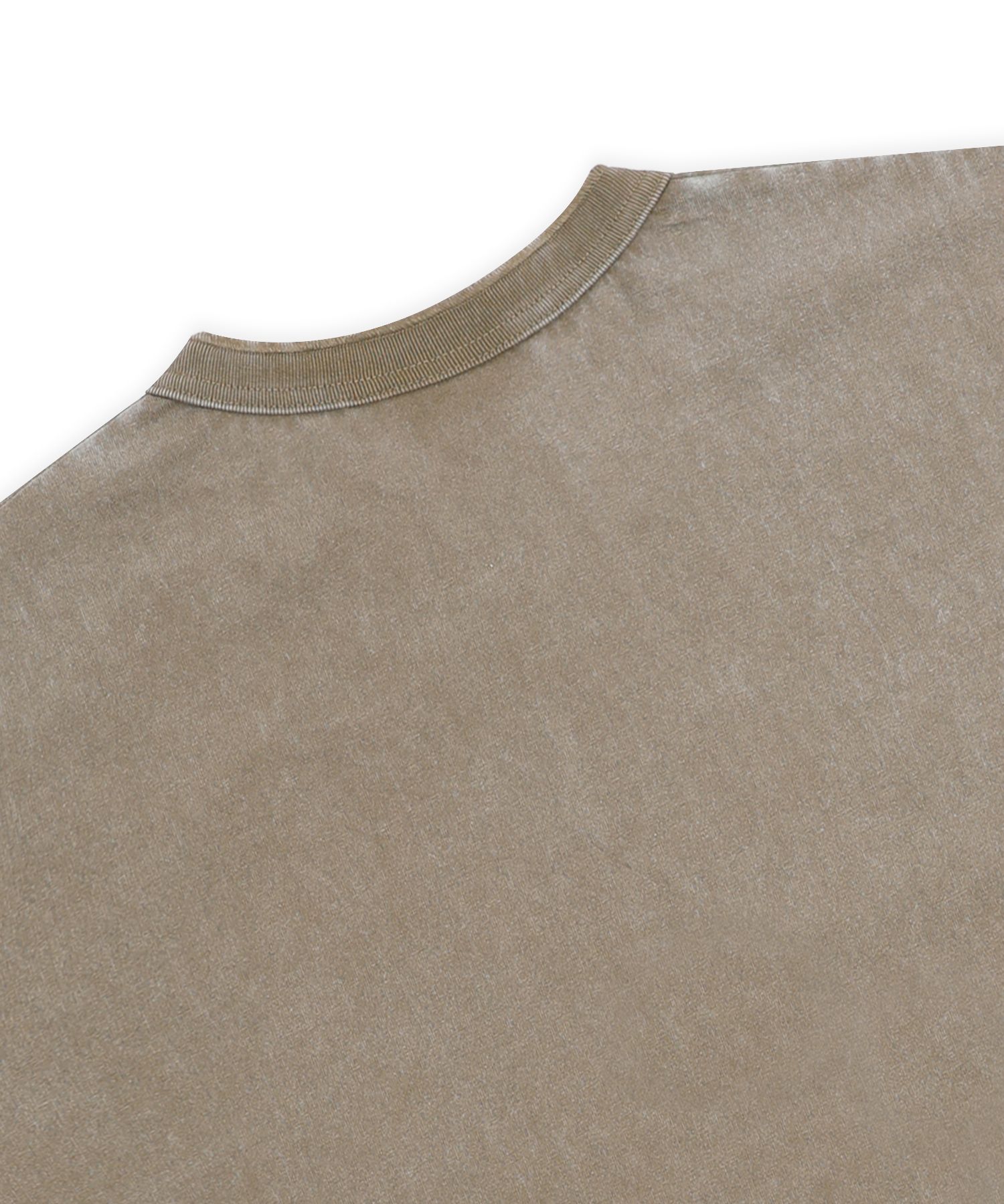 MUSINSA | XTONZ XTT141 Clover Vintage Washing Henley Neck T
