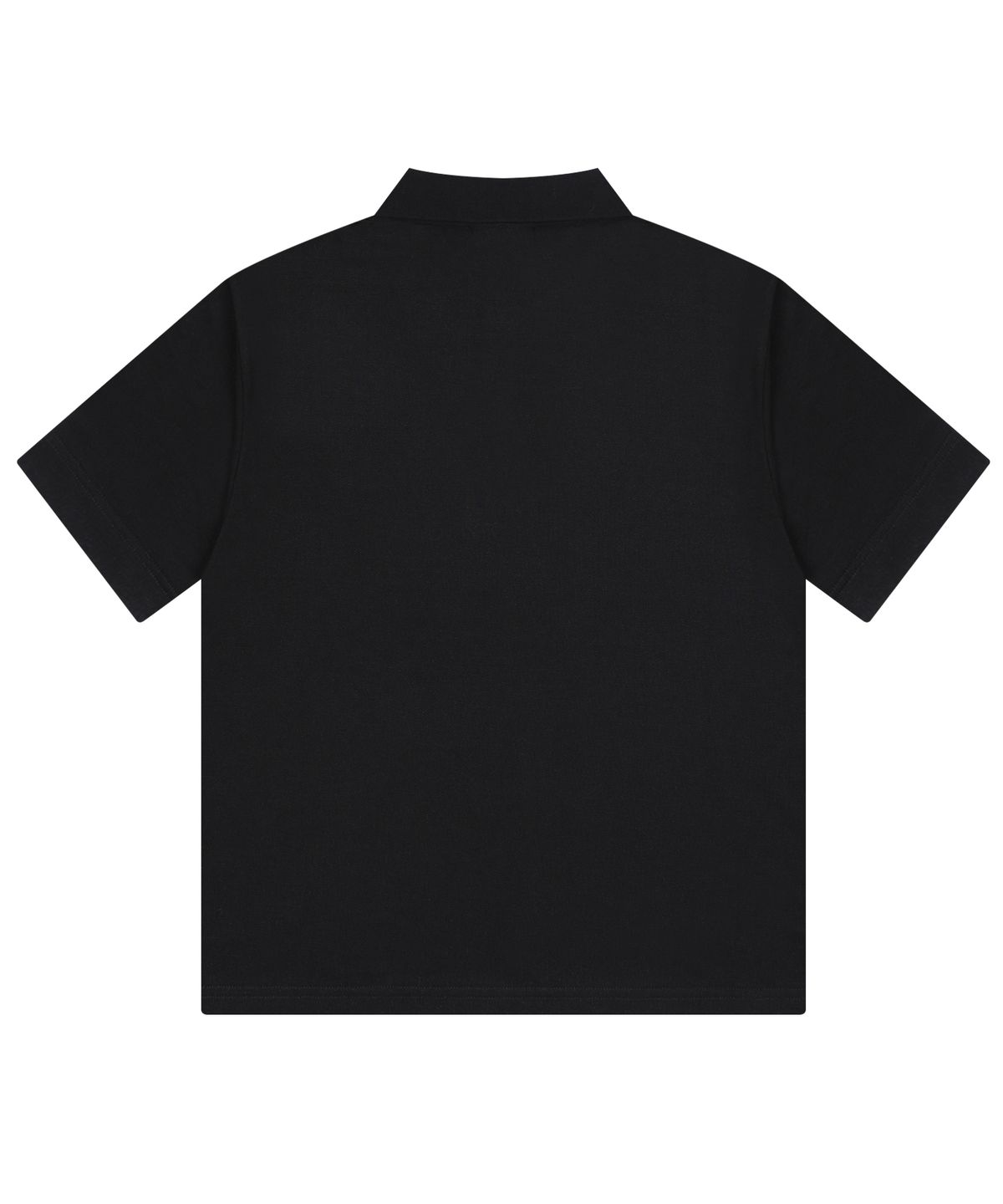 엑스톤즈(XTONZ) XTT139 미스트 그래픽 피케 카라 티셔츠 (BLACK)